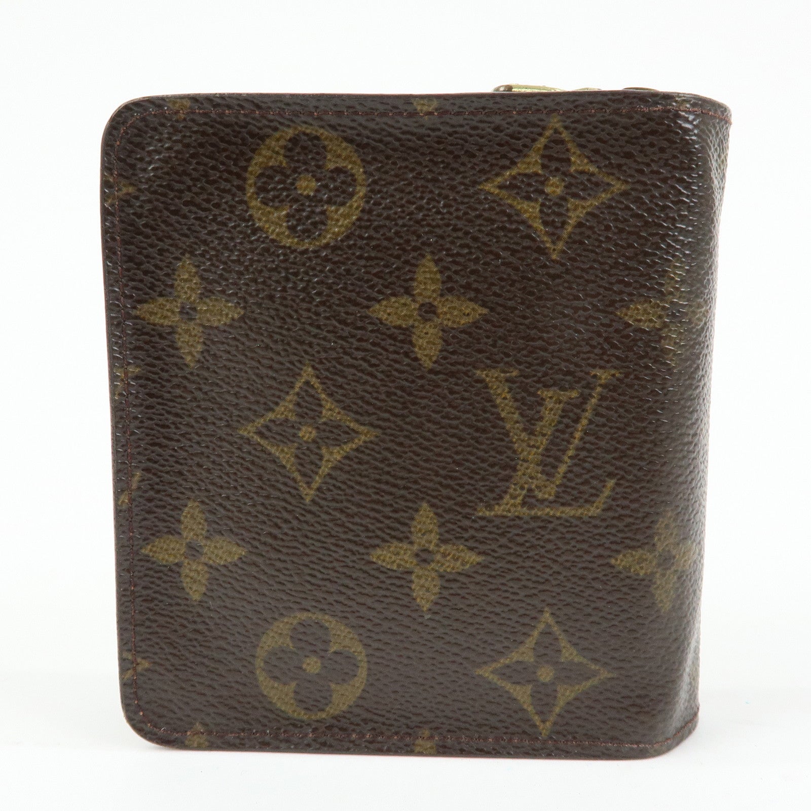 Louis Vuitton Monogram Compact Zippy Bi-fold Wallet Brown M61667