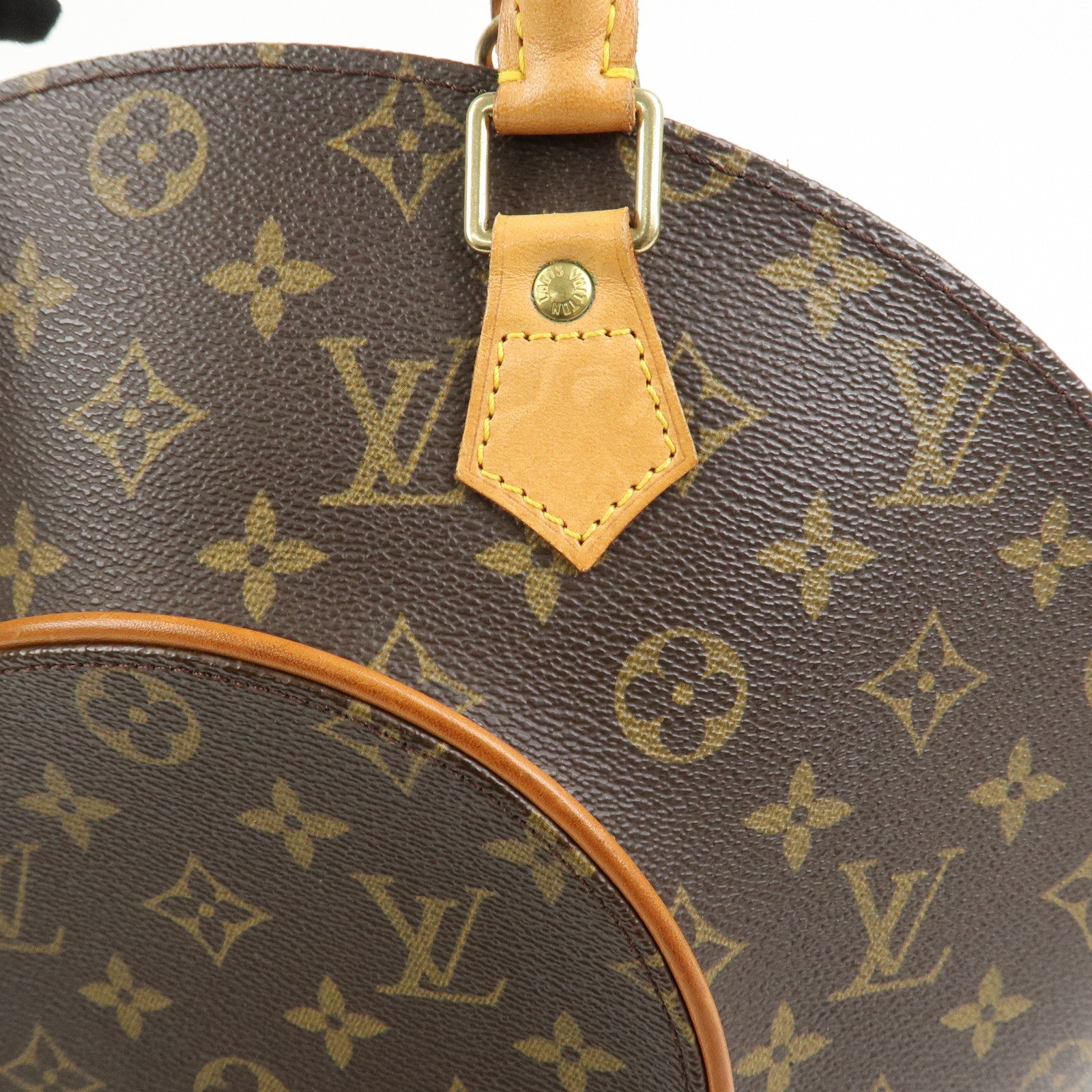 Louis Vuitton Monogram Ellipse MM Hand Bag Brown M51126