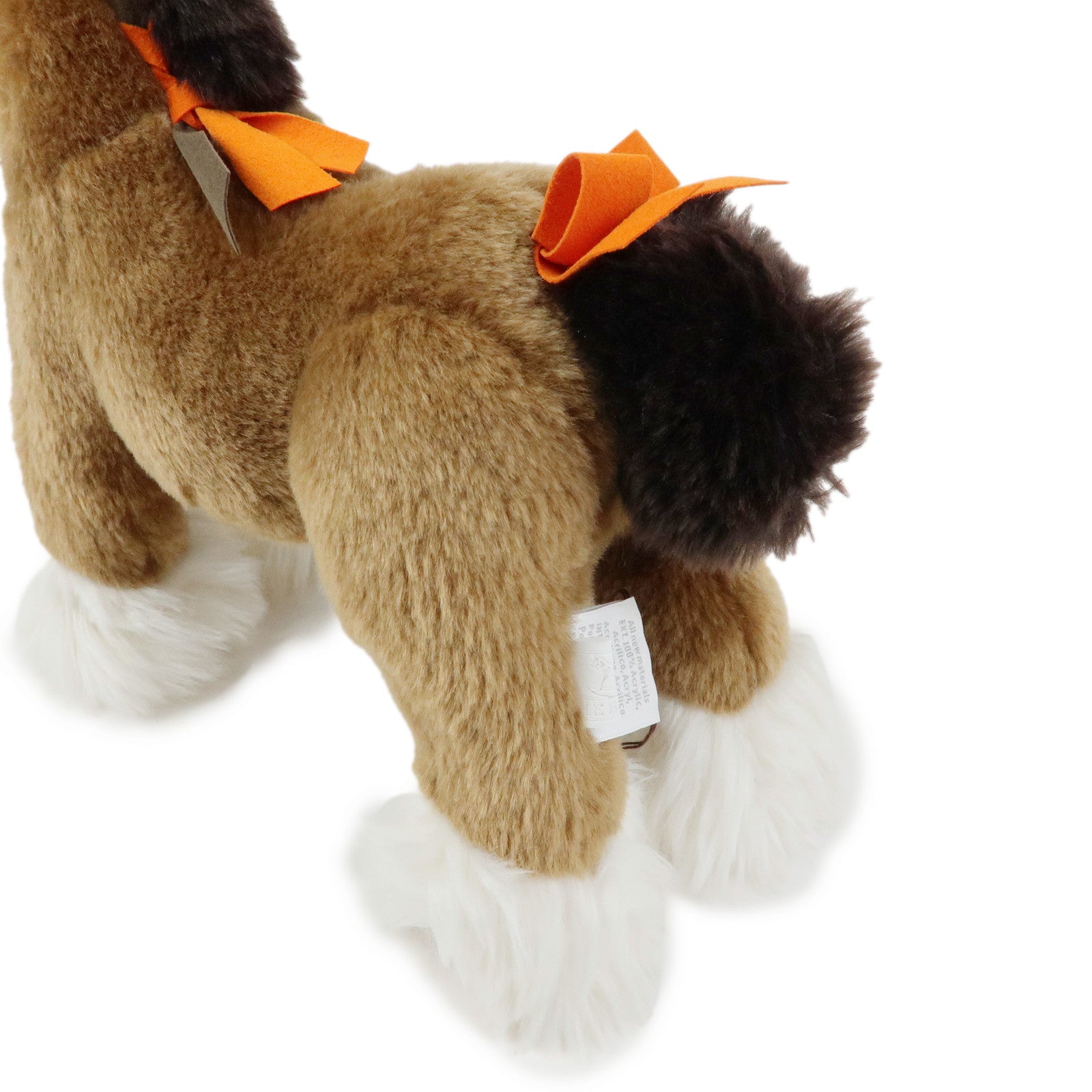 HERMES Hermy PPM Stuffed Animal Plush Toy Horse Small Brown Orange