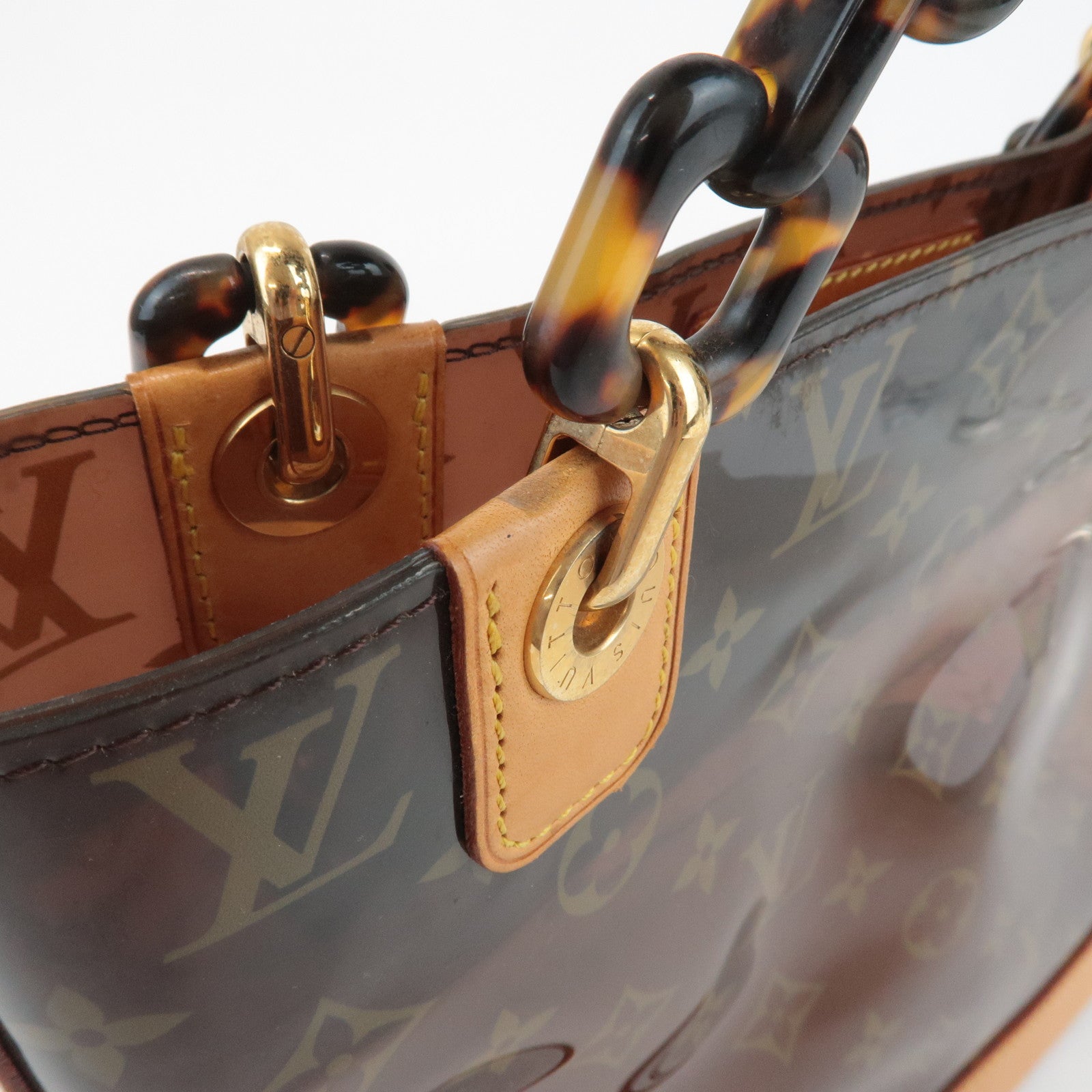 Louis Vuitton Monogram Vinyl Cabas Ambre MM Tote Bag M92501 Used