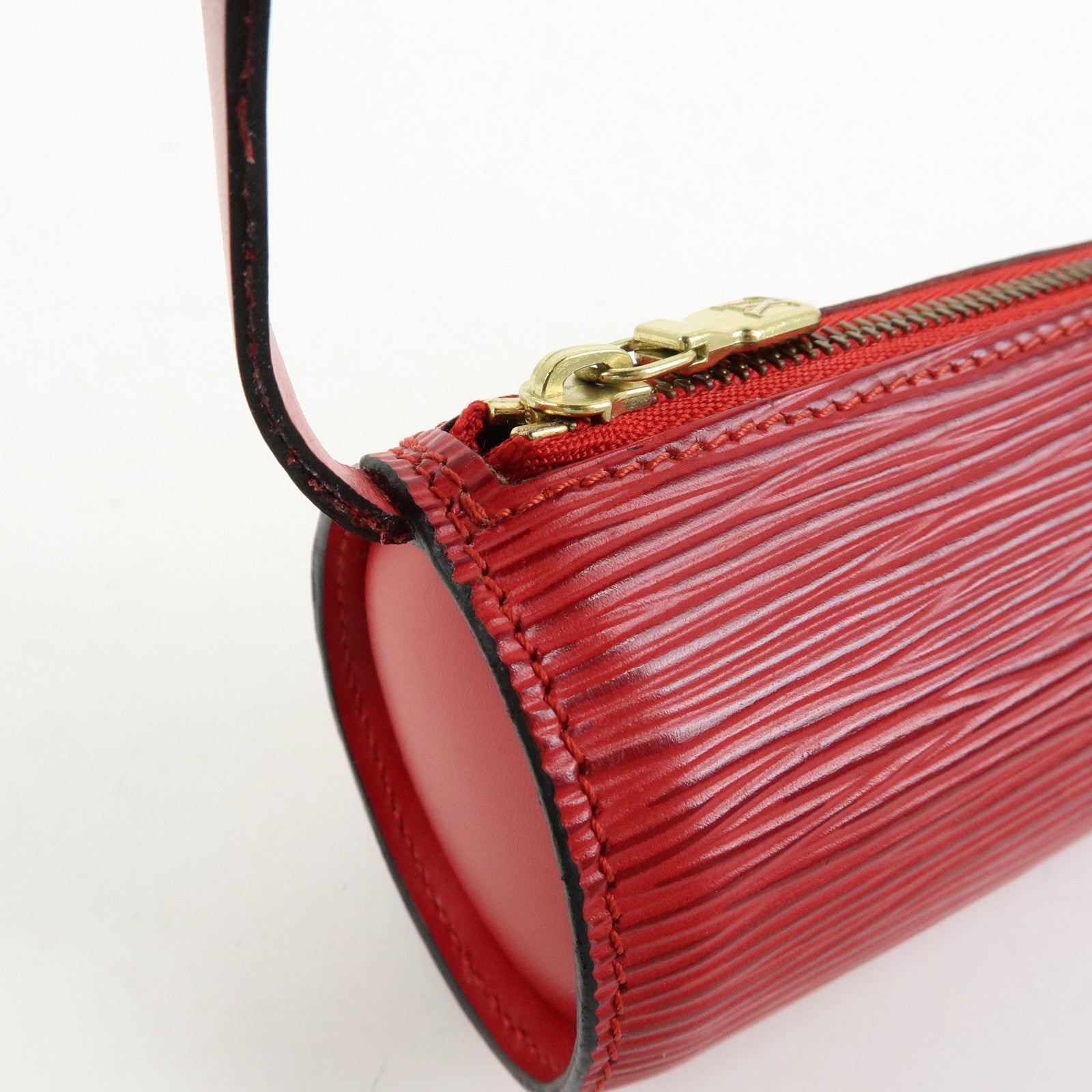 Louis Vuitton Epi Set of 2 Leather Soufflot Pouch Red Blue