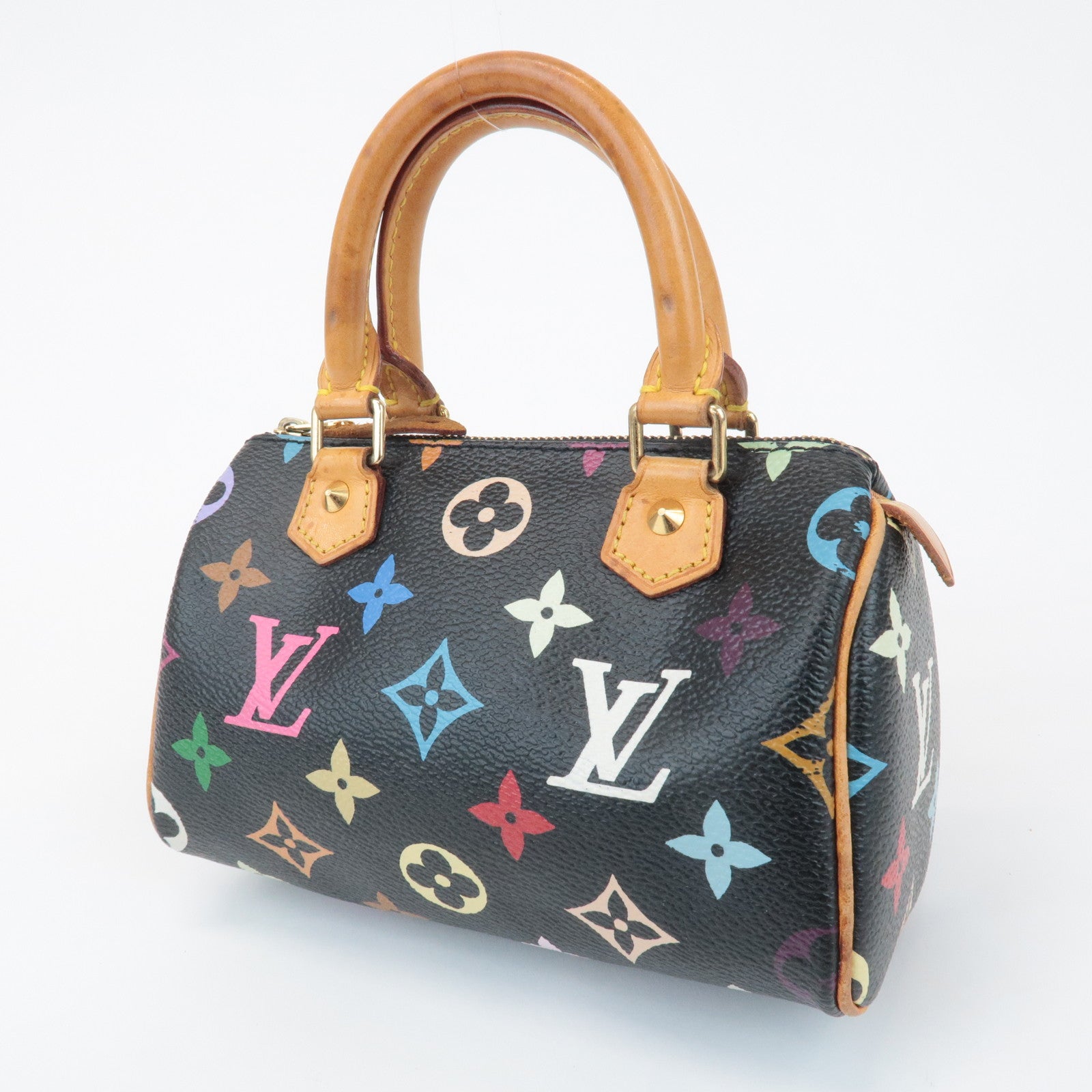 Louis Vuitton Monogram Multicolor Mini Speedy Mini Bag Noir M92644