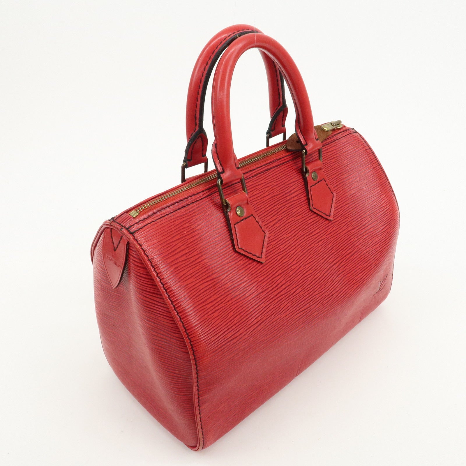 Louis Vuitton Epi Speedy 25 Hand Boston Bag Castilian Red M43017