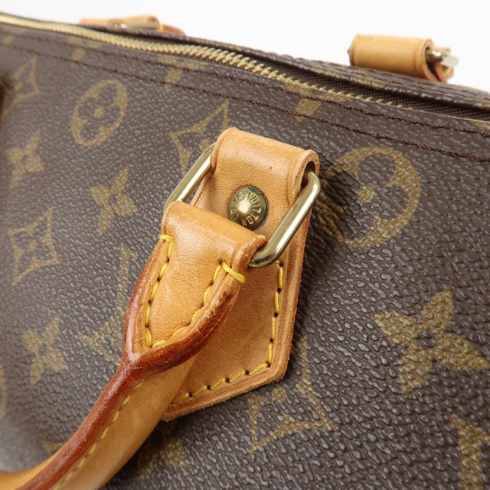 Louis Vuitton Monogram Speedy 30 Boston Bag Hand Bag Brown M41526