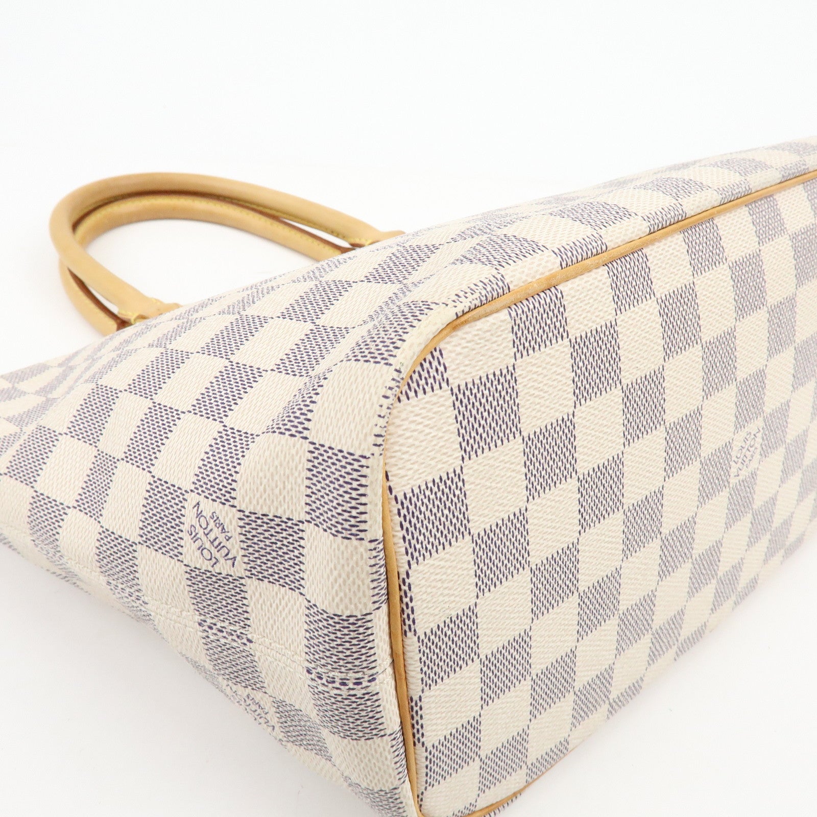 Louis Vuitton Damier Azur Saleya PM Tote Bag Hand Bag N51186