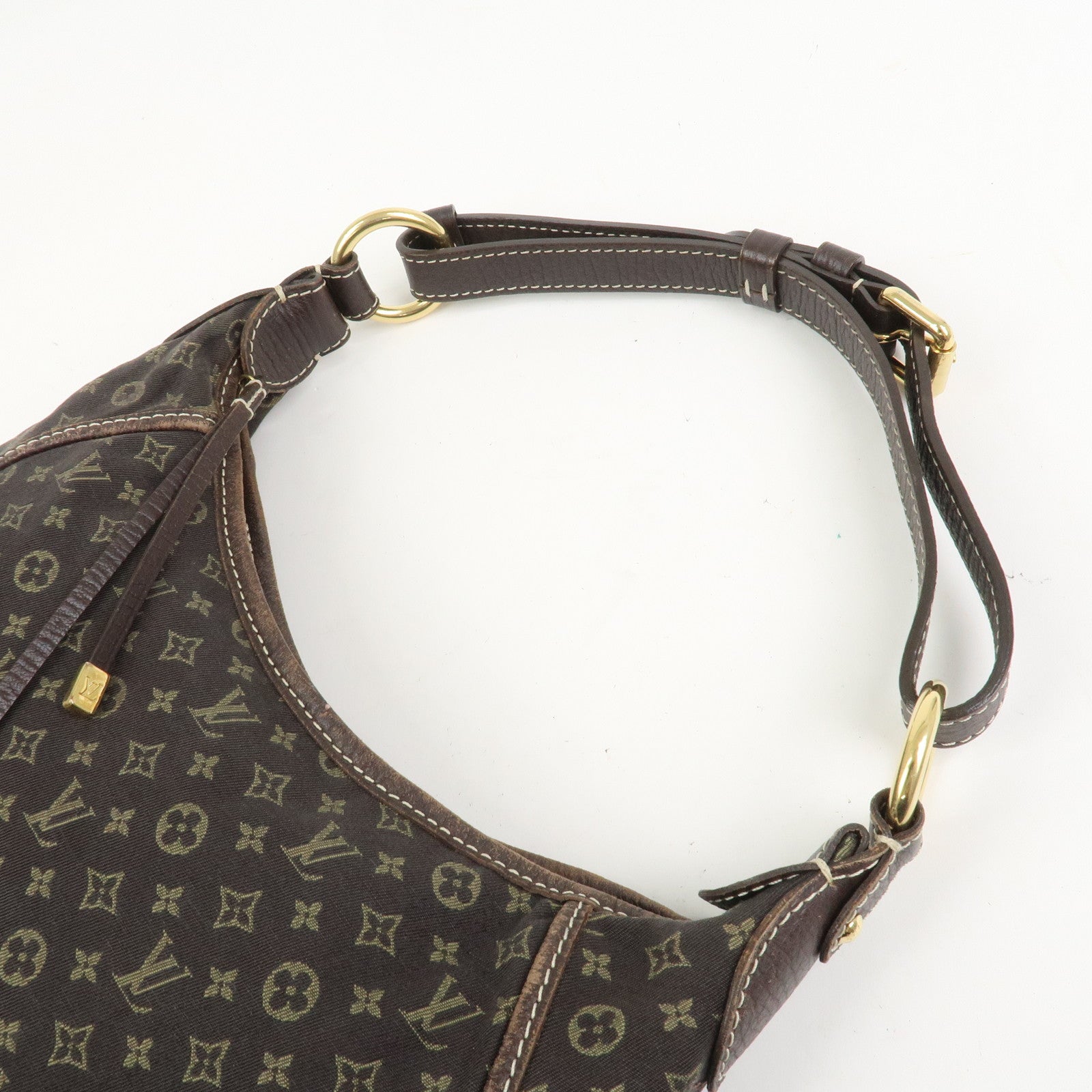 Louis Vuitton Monogram Mini Lin Manon PM Shoulder Bag Ebene M95621