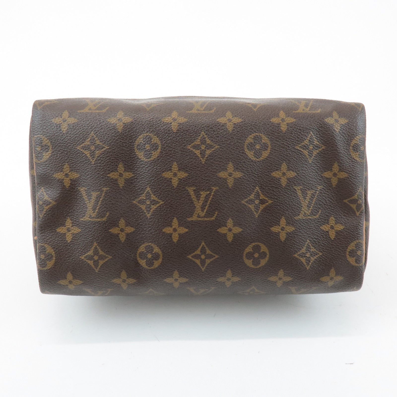 Louis Vuitton Monogram Speedy 25 Hand Bag Boston Bag Brown M41528 Used