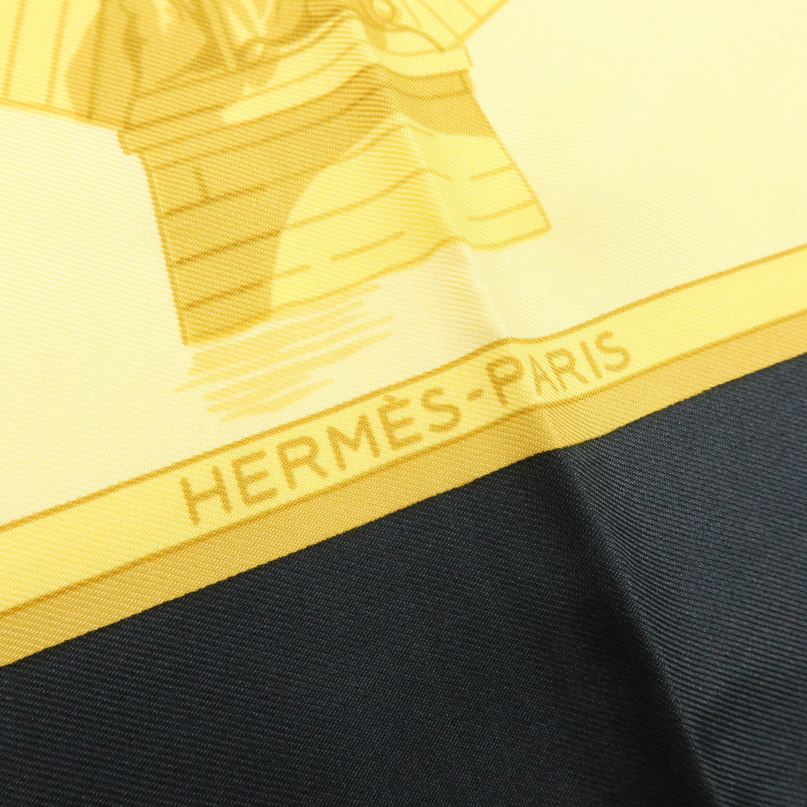 HERMES Carre 90 100% Silk LES PONTS DE PARIS Scarf Moss Green