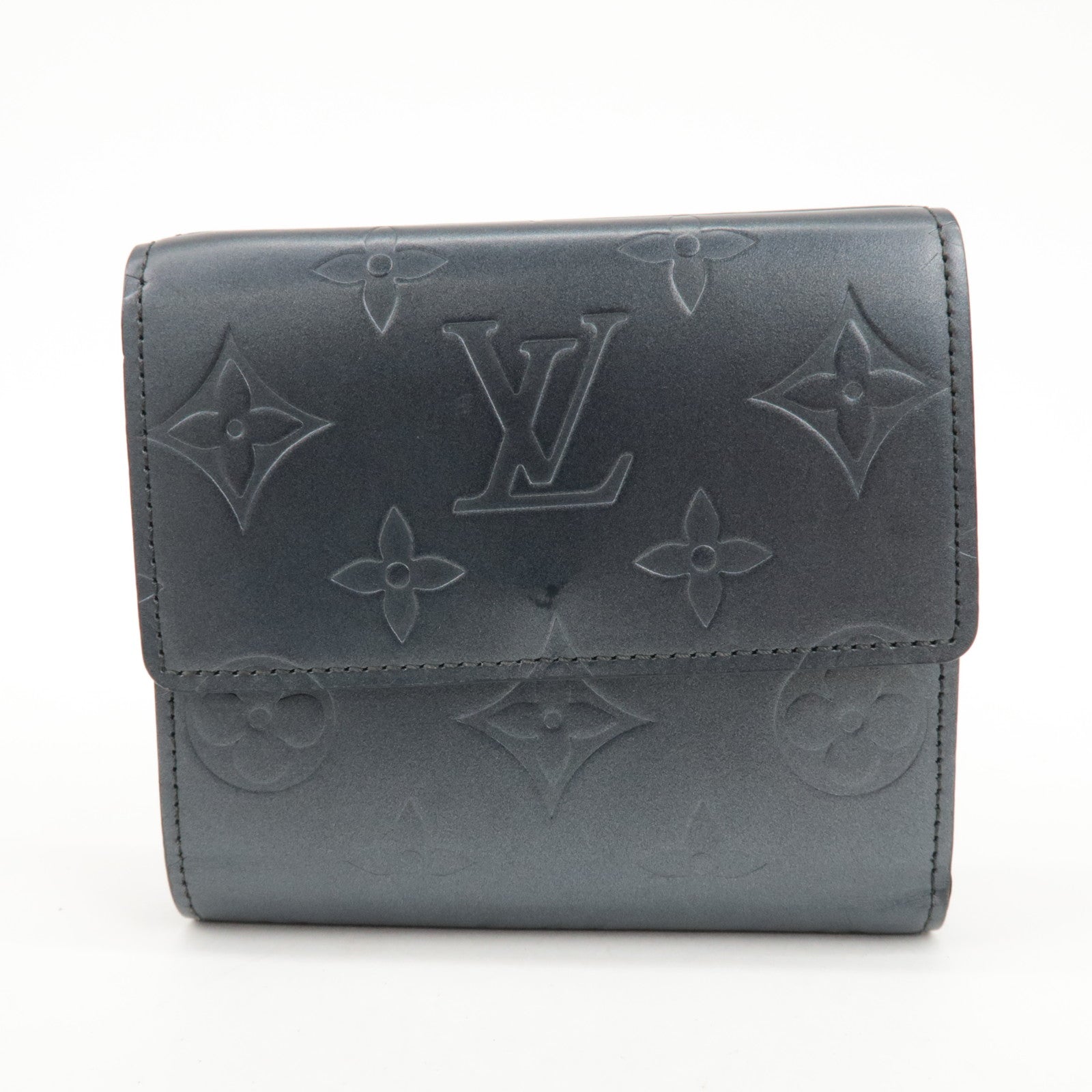 Louis Vuitton Monogram Matte Porte Monnaie Billets Credit M65115 Used