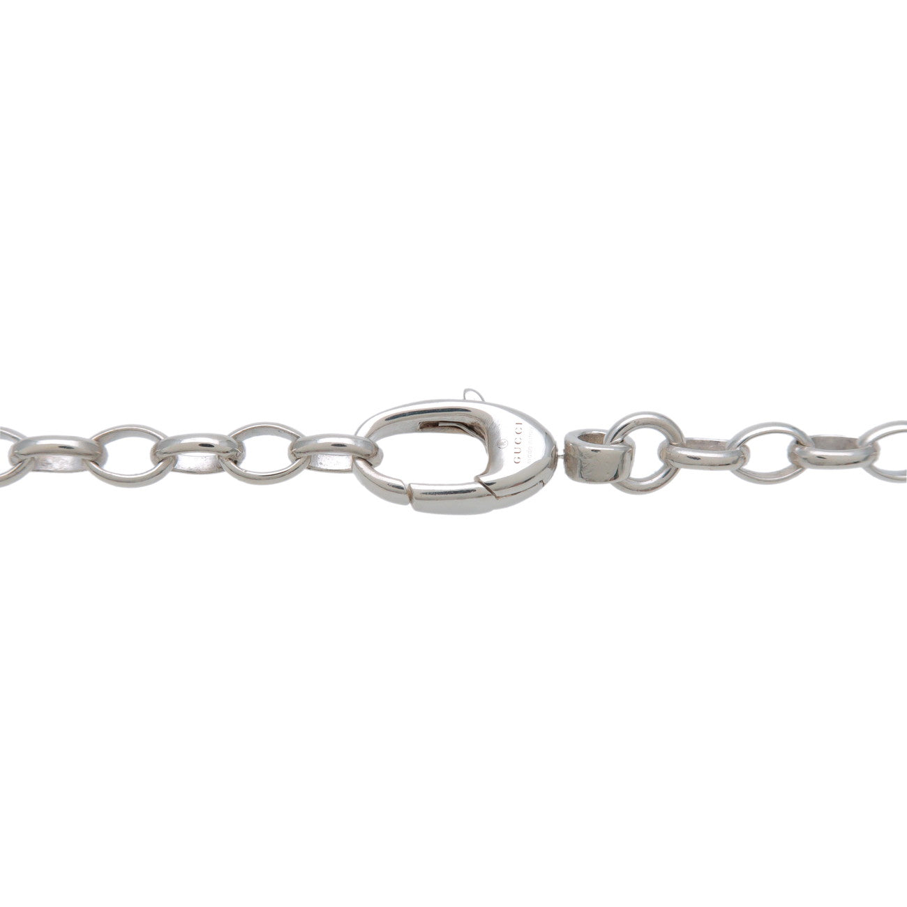 GUCCI Interlocking G Doppia G Necklace SV925 Silver 147749