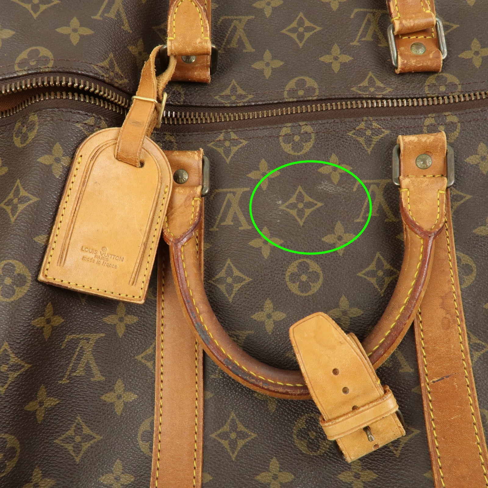 Louis Vuitton Monogram Keep All 50 Boston Bag Travel Bag M41426