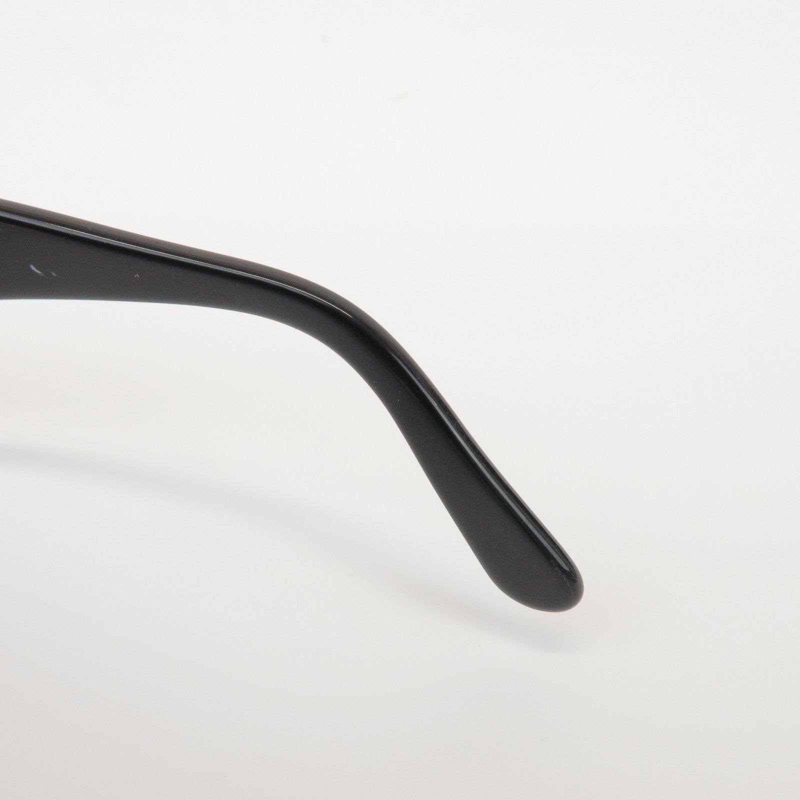 CHANEL COCO Mark Plastic Sunglasses Black Gold 02461 94305