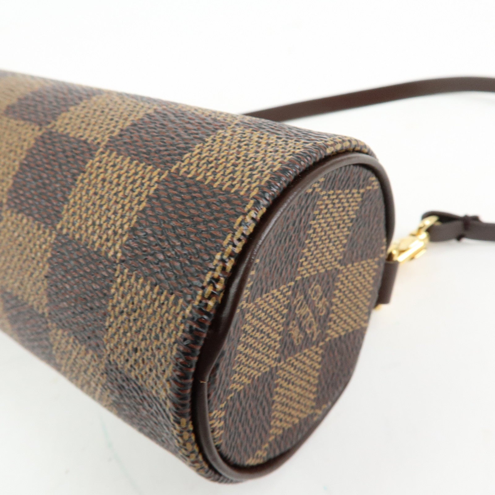 Louis Vuitton Damier Ebene Mini Pouch for Papillon Bag Brown