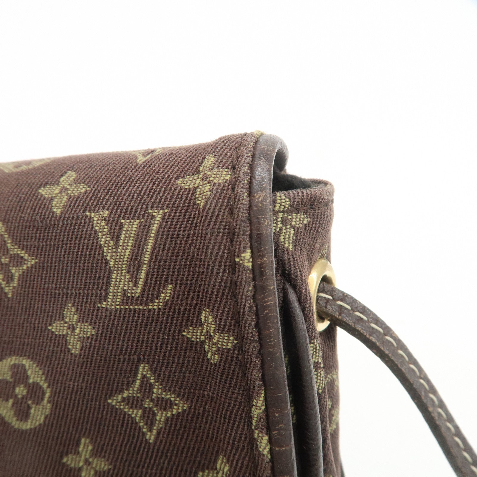 Louis Vuitton Monogram Mini Lin Pochette Cancun Ebene M95313