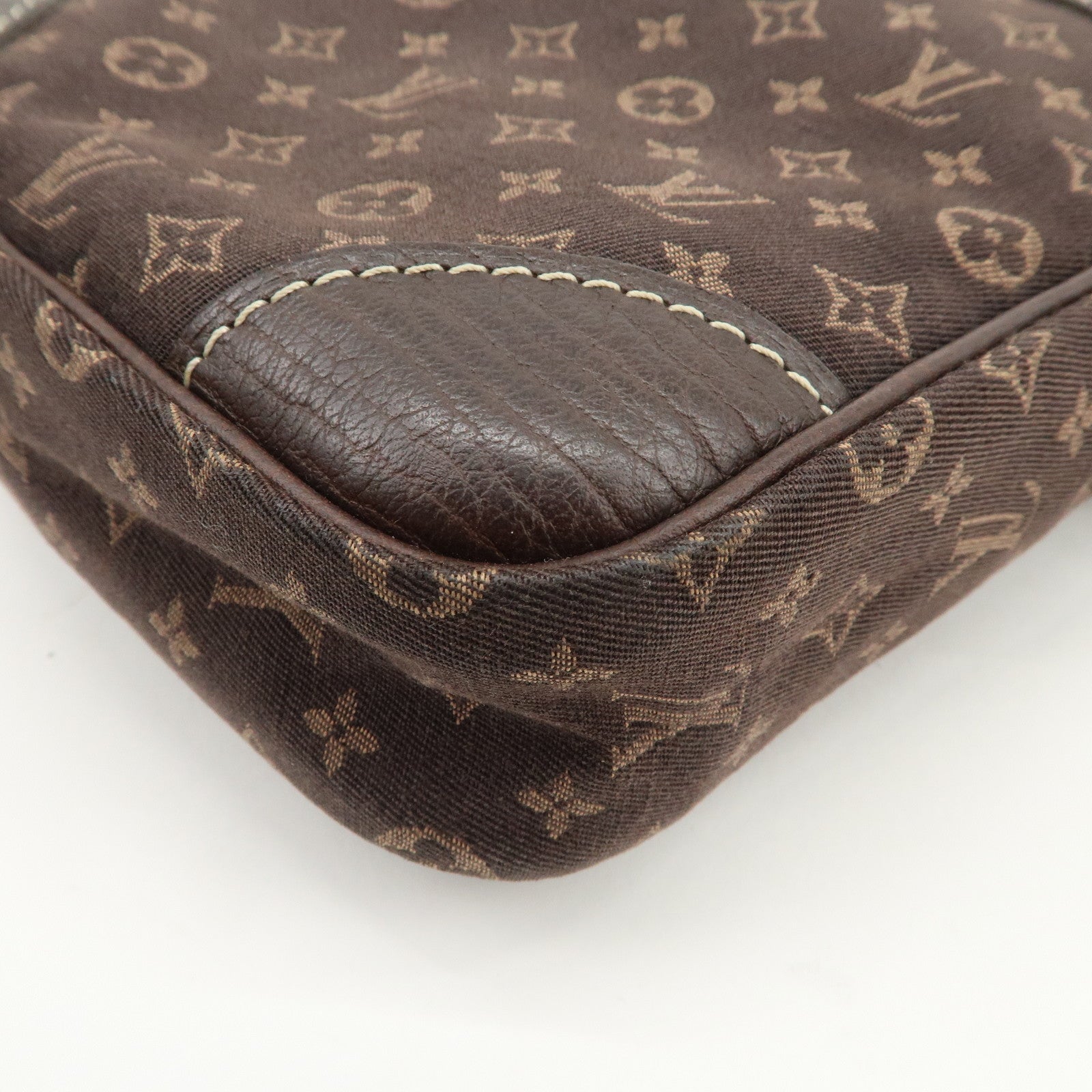 Louis Vuitton Monogram Mini Lin Danube Shoulder Bag Brown M95228