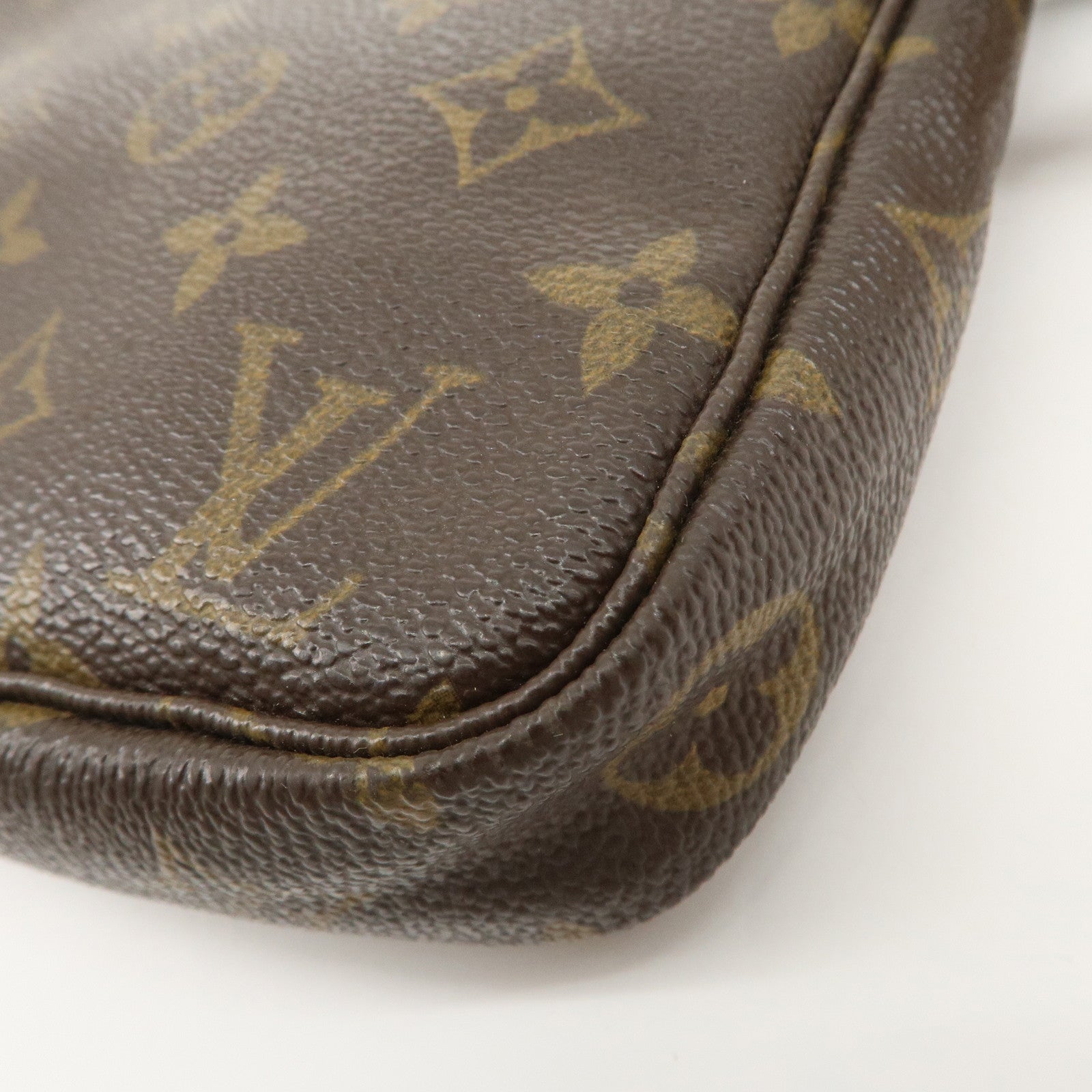 Louis Vuitton Monogram Pochette Accessories Pouch Hand Bag M51980 Used