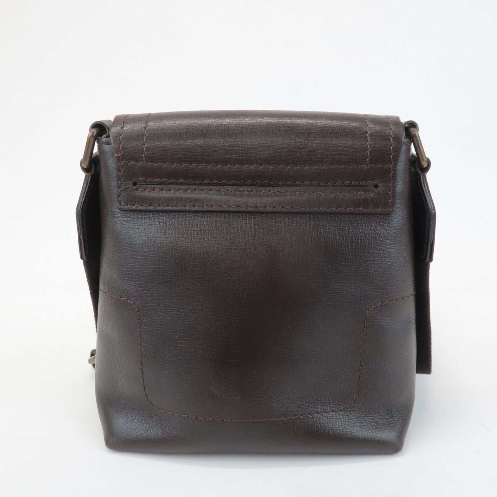 Louis Vuitton Utah Calf Leather Shoulder Bag Crossbody Bag Cafe M92995 Used