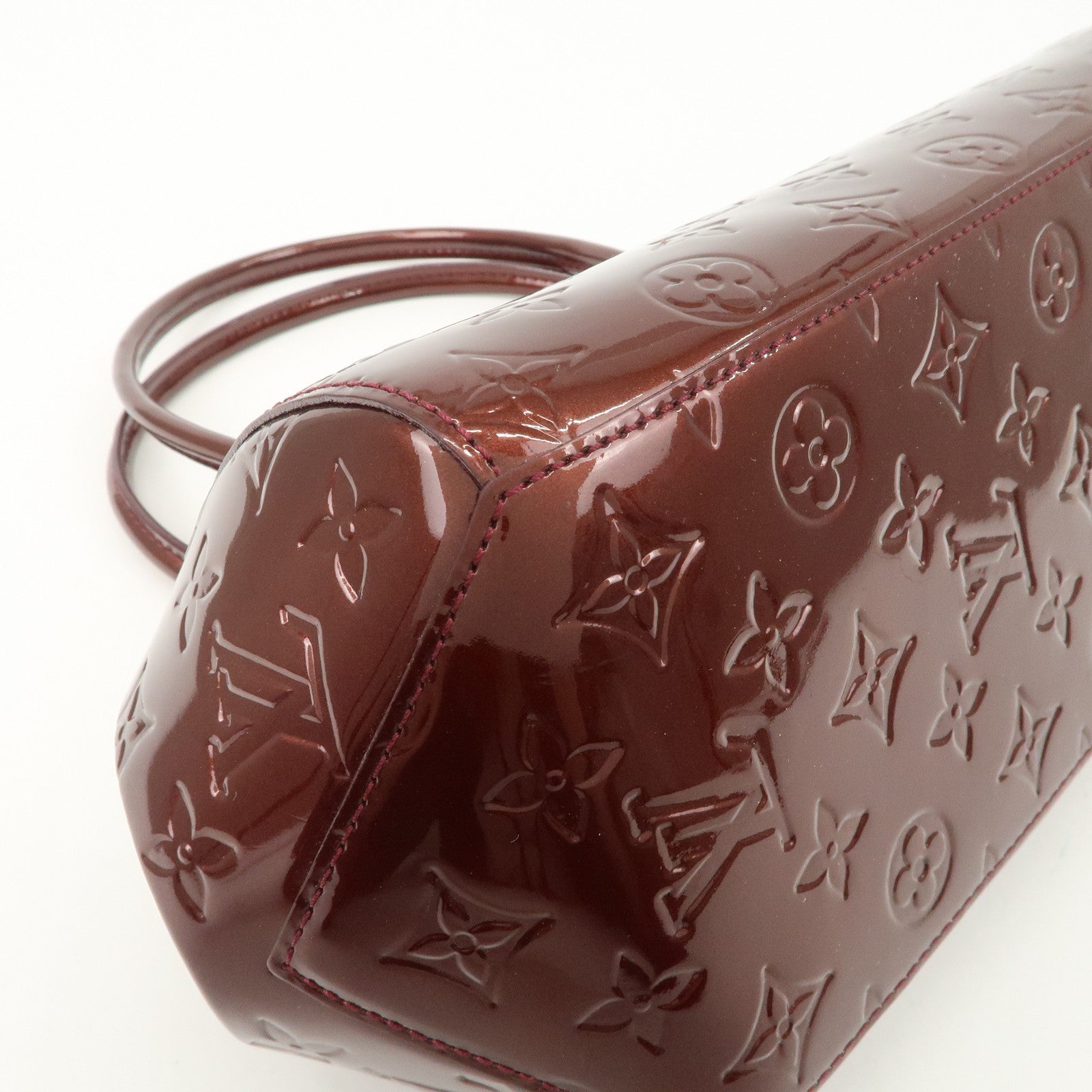 Louis Vuitton Monogram Vernis Sherwood PM Rouge Forvist M91492 Used