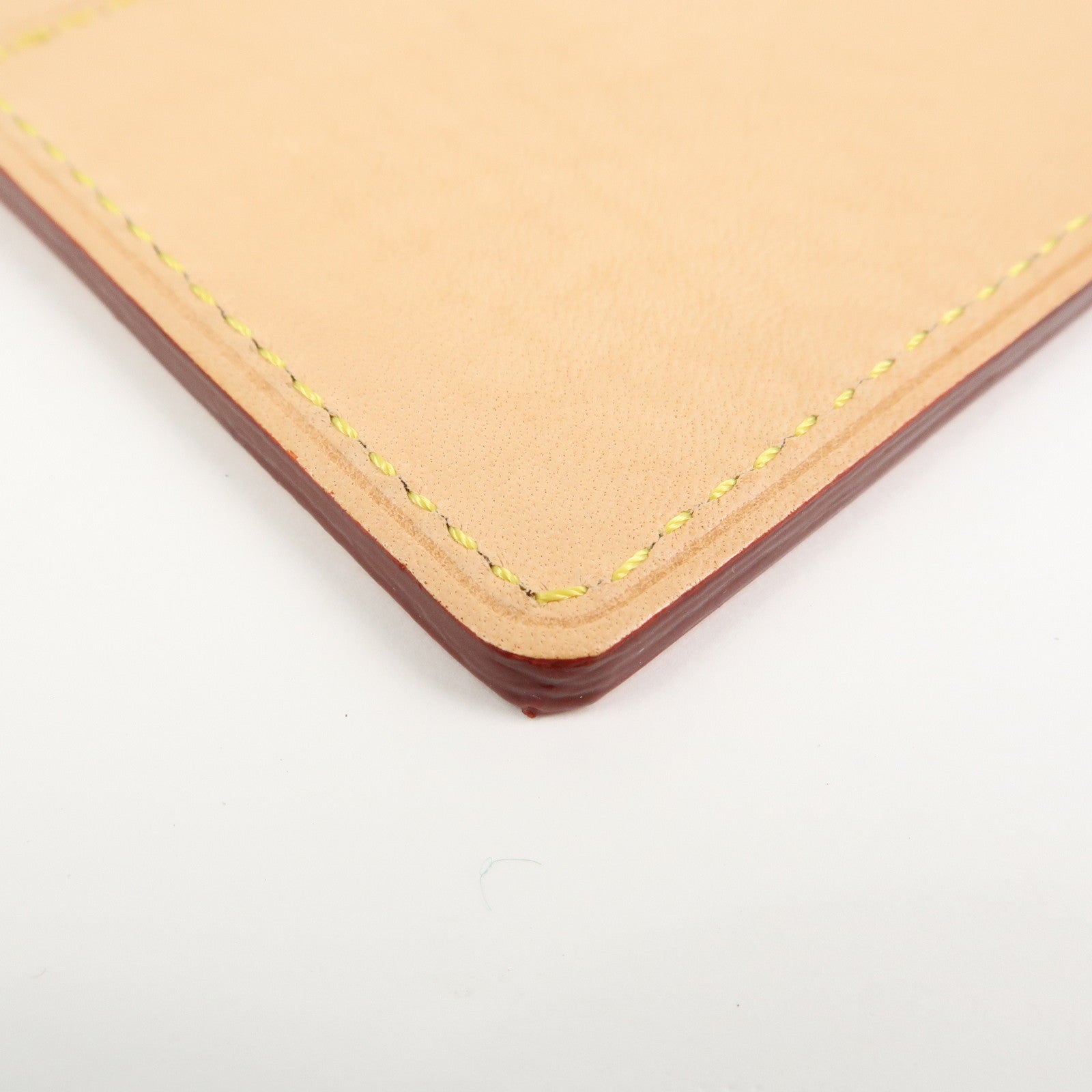 Louis Vuitton Nume Leather Card Case Card Holder Natural