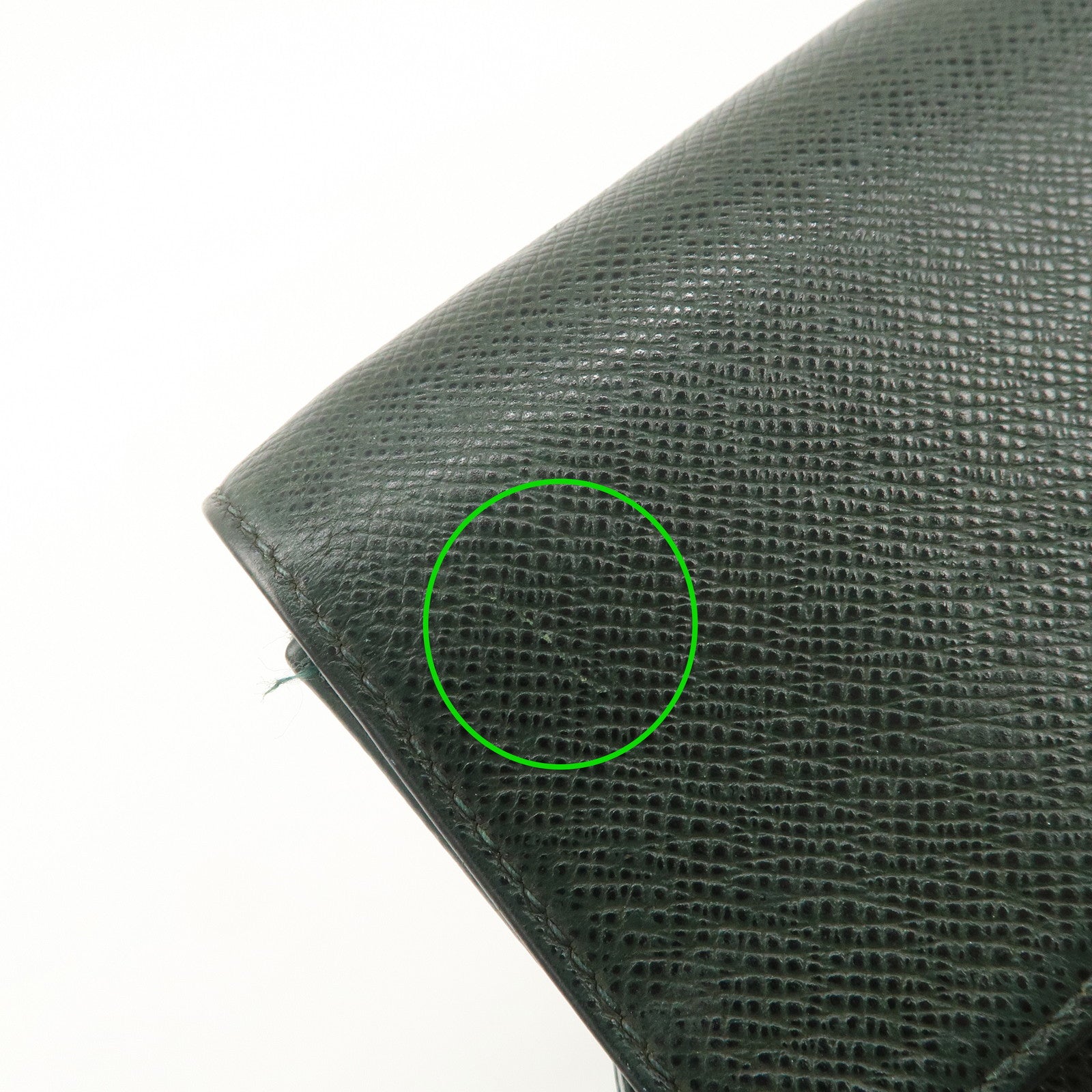 Louis Vuitton Taiga Leather Selenga Clutch Bag Epicea M30784 Used