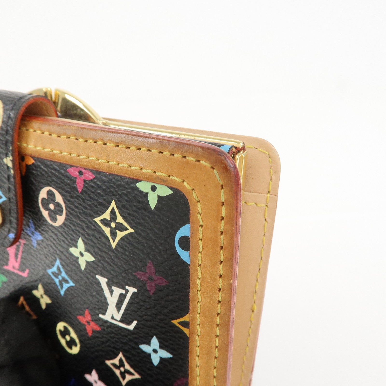 Louis Vuitton Monogram Multicolor Portefeuille Viennois Noir M92988