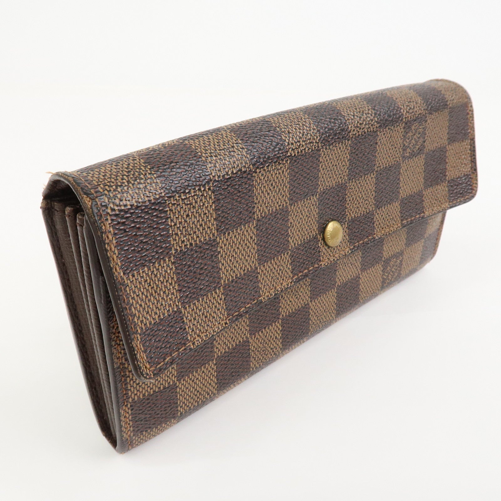 Louis Vuitton Damier Ebene Portefeuille Sarah Long Wallet N61724