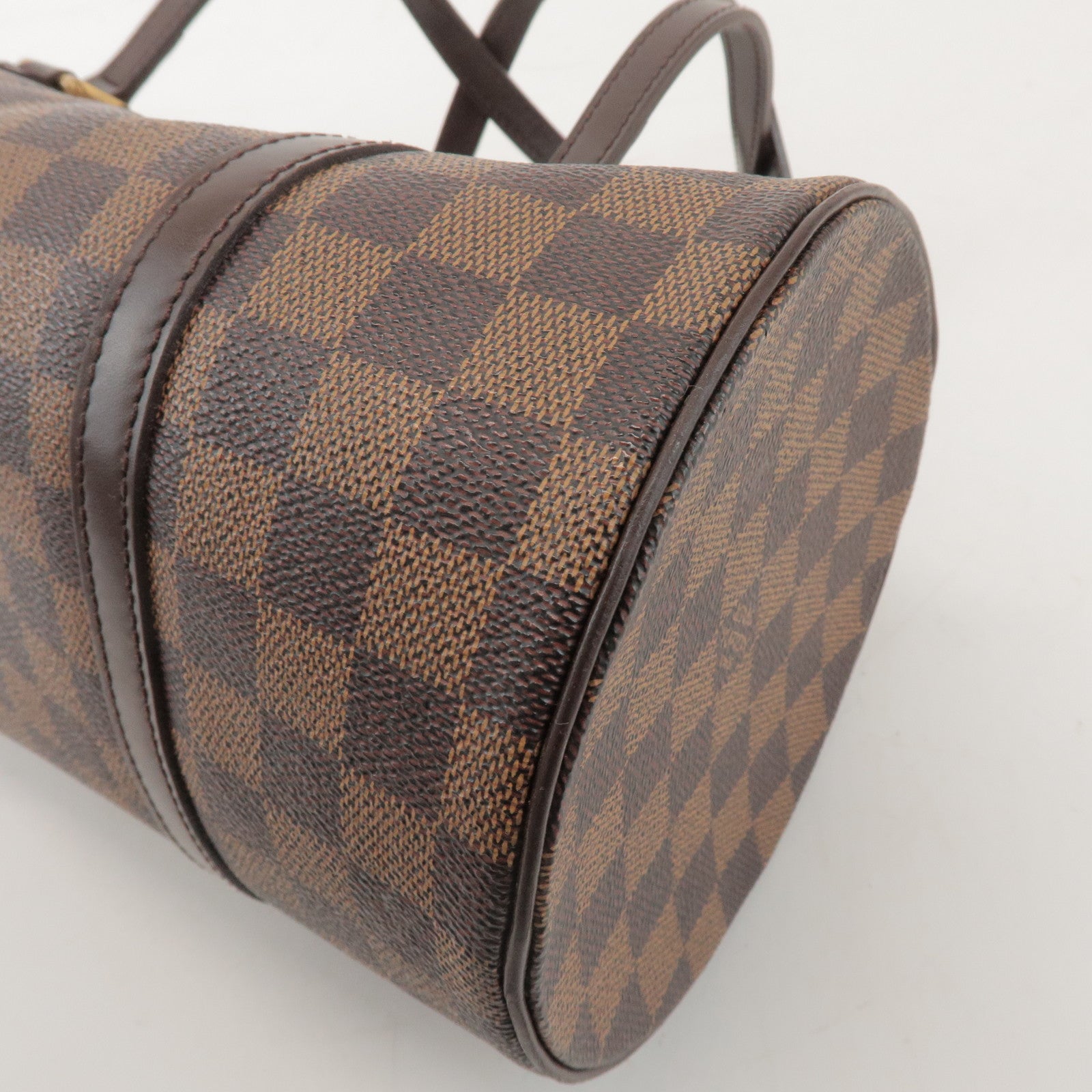 Louis Vuitton Damier Ebene Papillon 30 Hand Bag Brown N51303