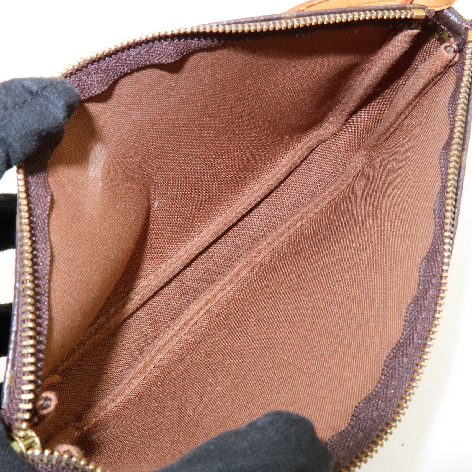 Louis Vuitton Monogram Pochette Accessoires Pouch Hand Bag M51980