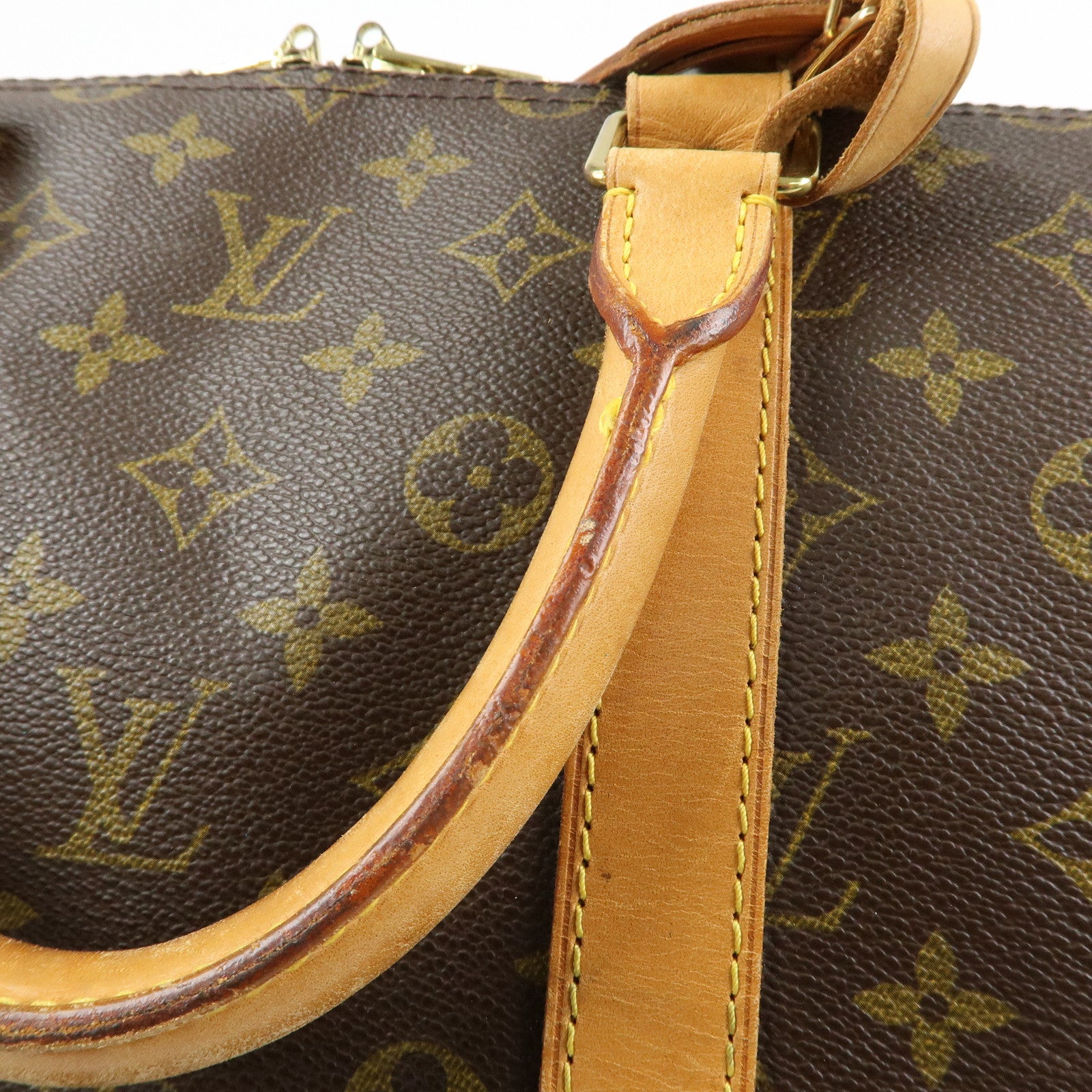 Louis Vuitton Monogram Keep All Bandouliere 55 Boston Bag M41414