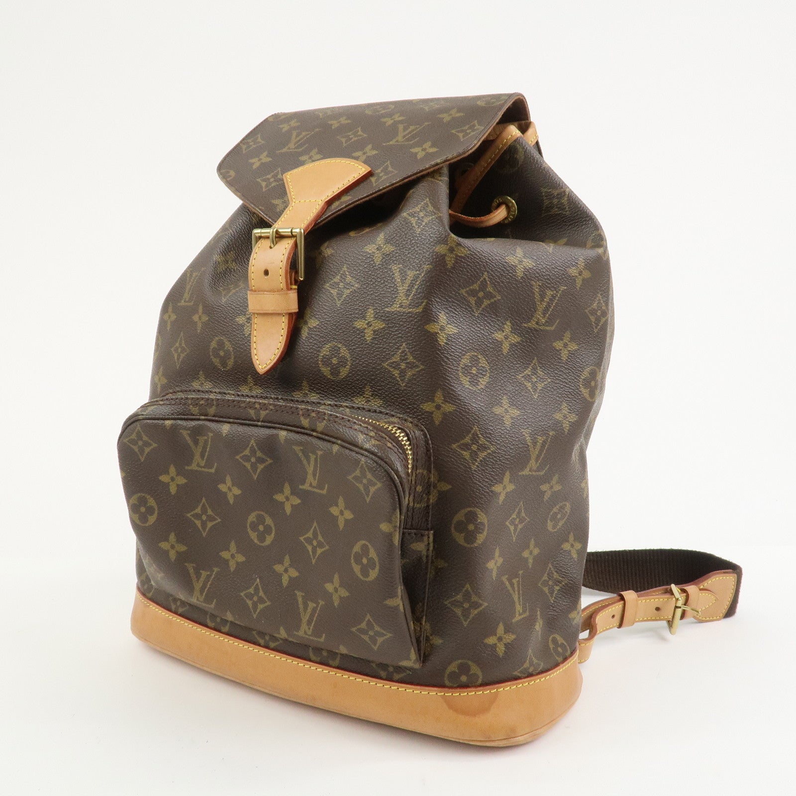 Louis Vuitton Monogram Montsouris GM Backpack Brown M51135