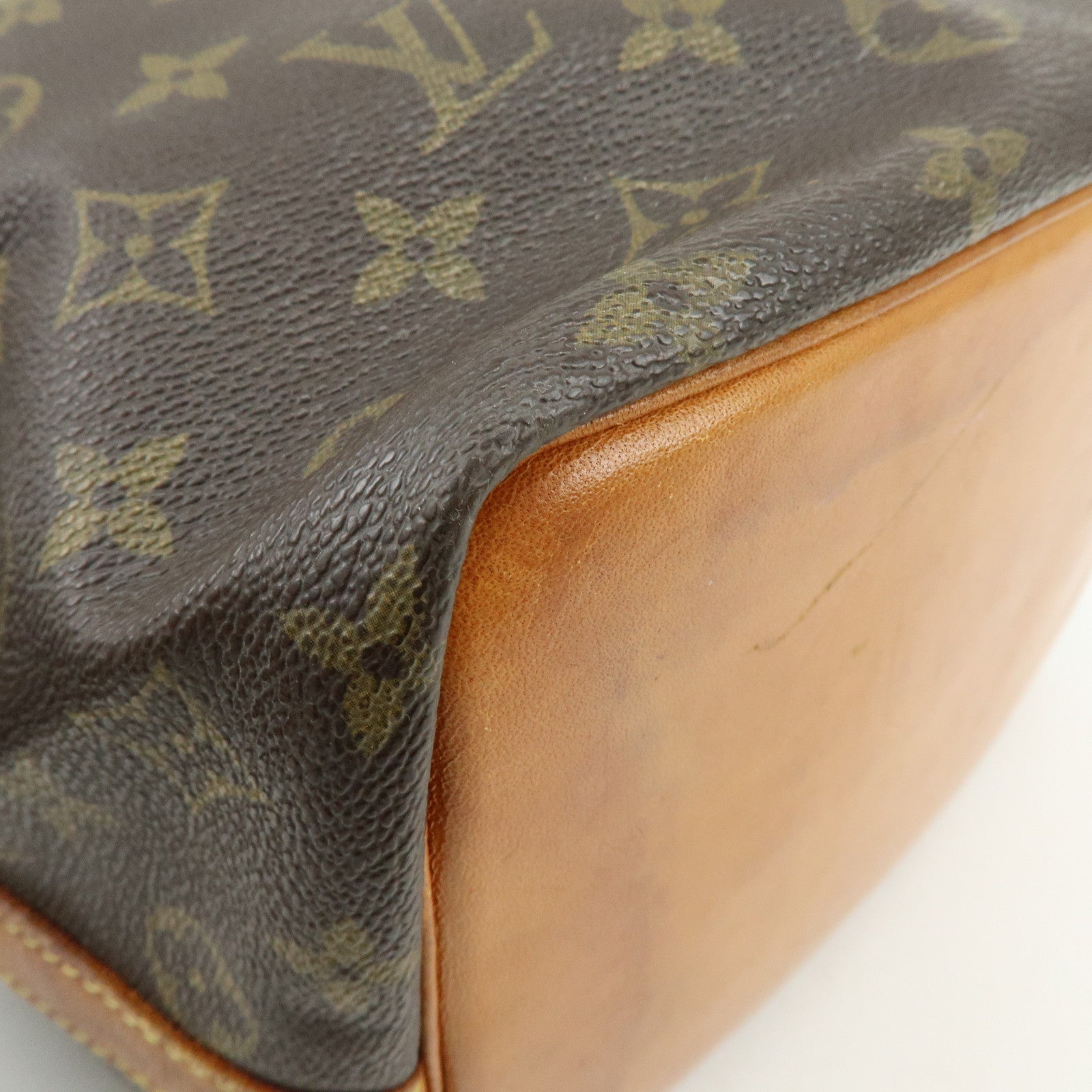 Louis Vuitton Monogram Petit Noe Shoulder Bag Brown M42226