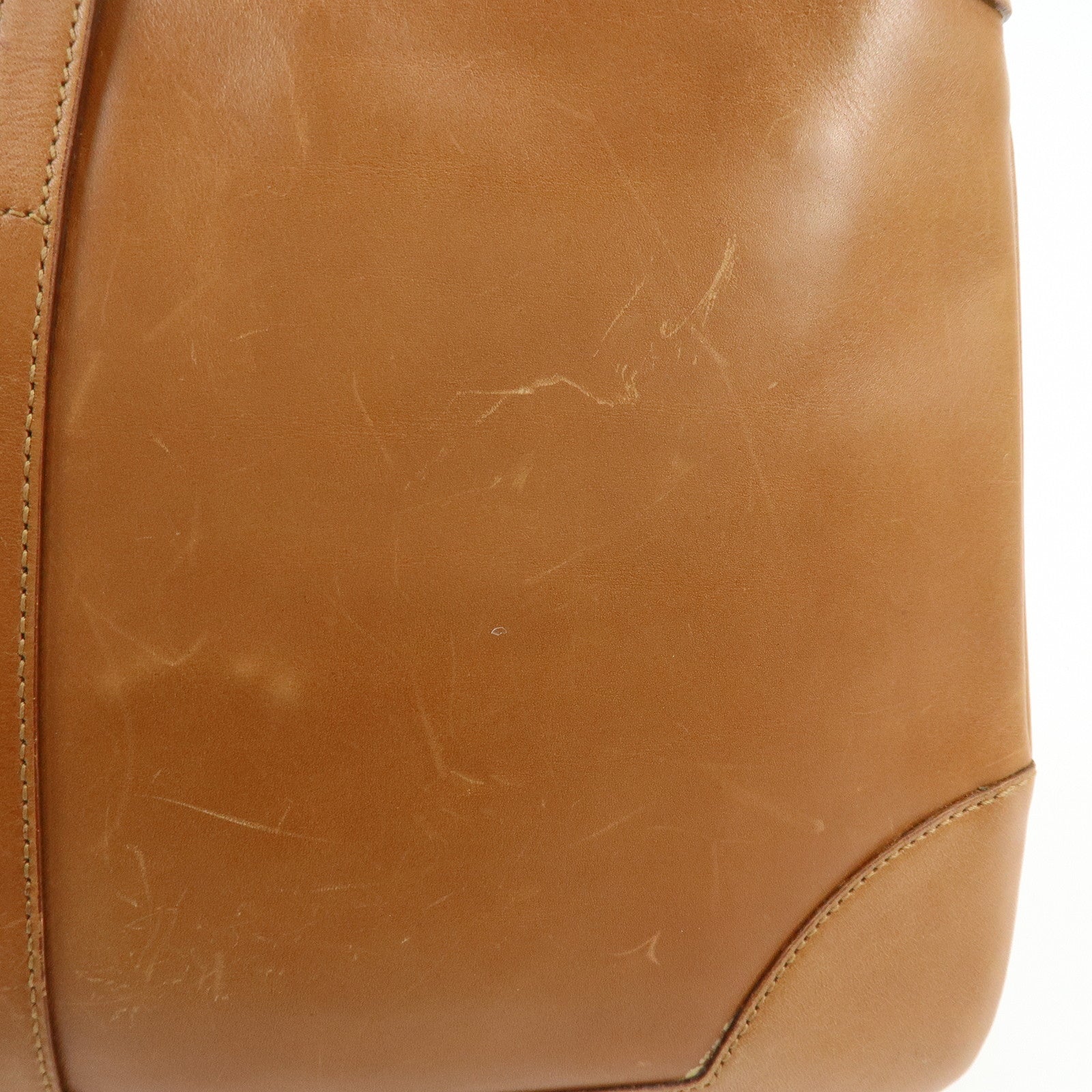 GUCCI Kandinsky Leather Shoulder Bag Hand Bag Brown 001.4057