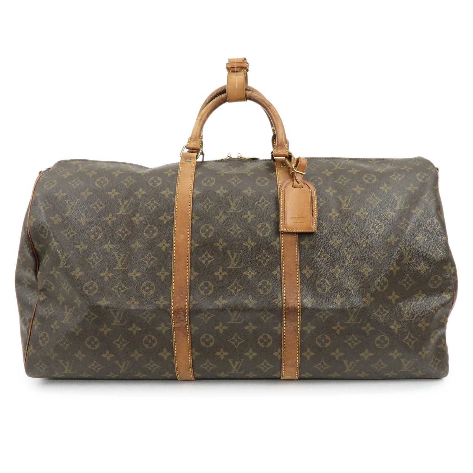 Louis Vuitton Monogram Keep All Bandouliere 60 Boston Bag M41412