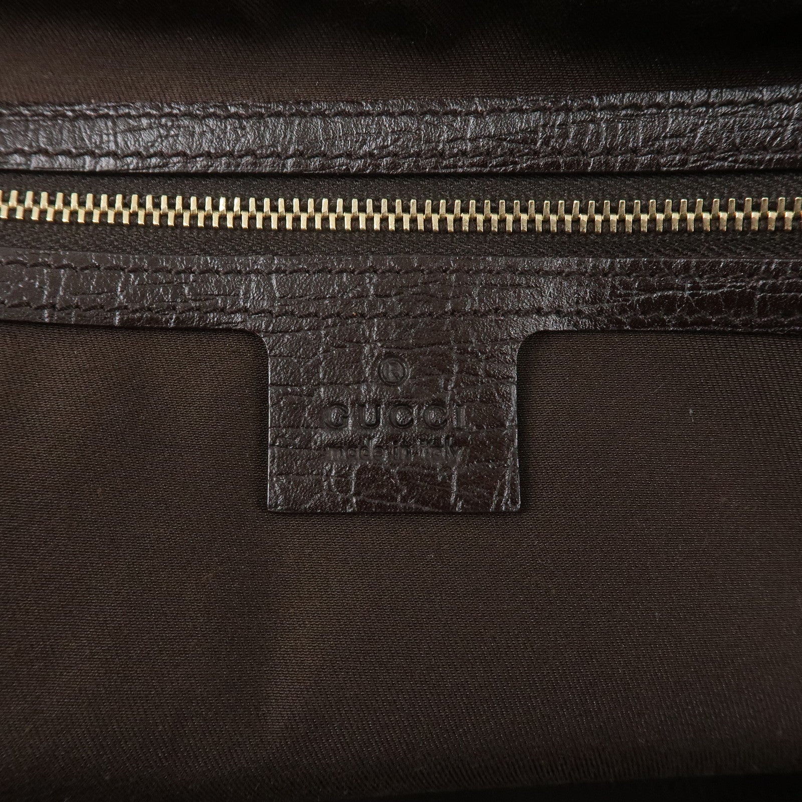 GUCCI Horsebit Sherry GG Canvas Leather Shoulder Bag Beige Brown 141503 Used