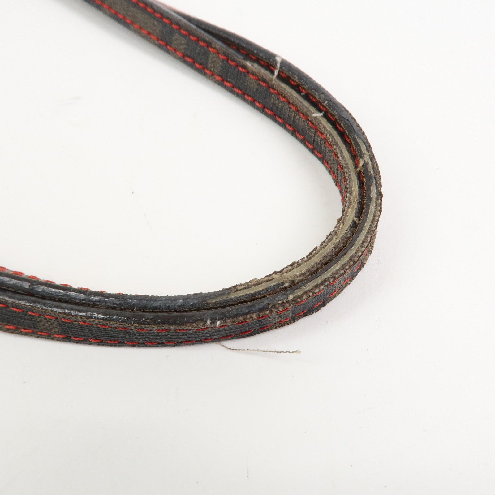 FENDI Zucca PVC Canvas Tote Bag Shoulder Bag Brown Black 8BH211