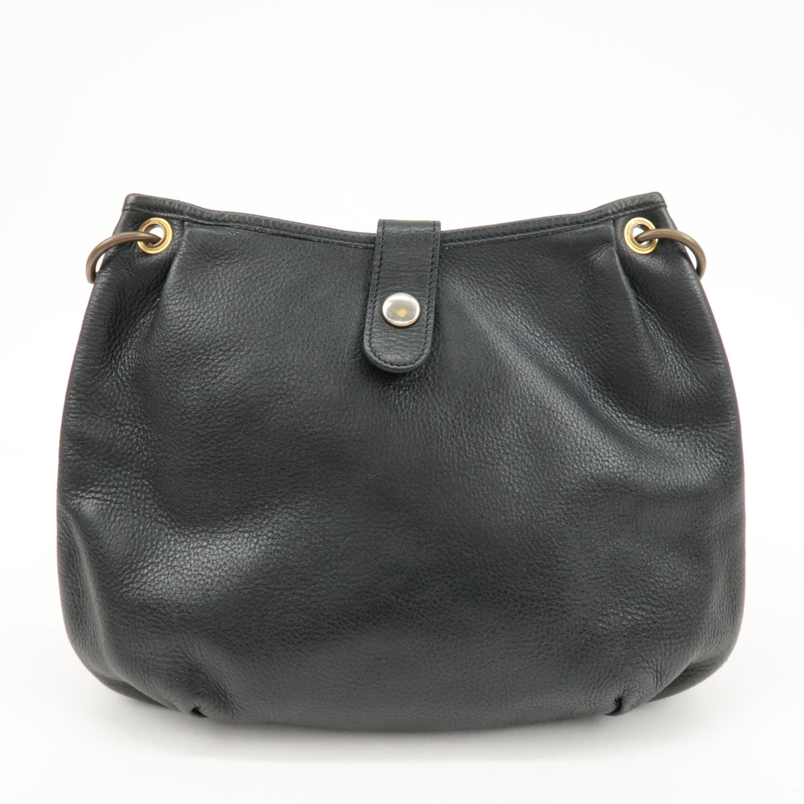 HERMES Mini Rodeo Leather Shoulder Bag Crossbody Bag Q Engraved Used