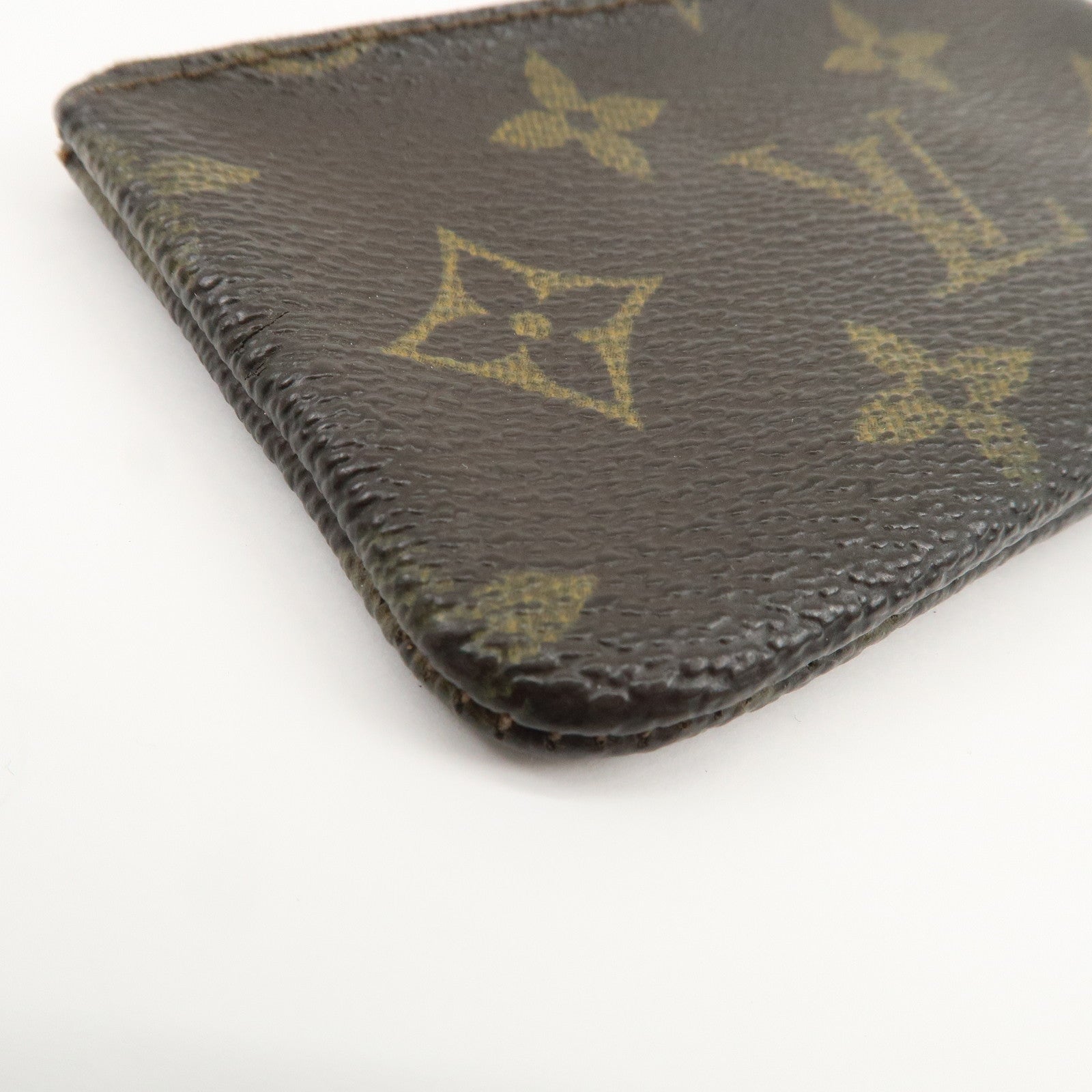 Louis Vuitton Monogram Pochette Cles Coin Case Key Case M62650