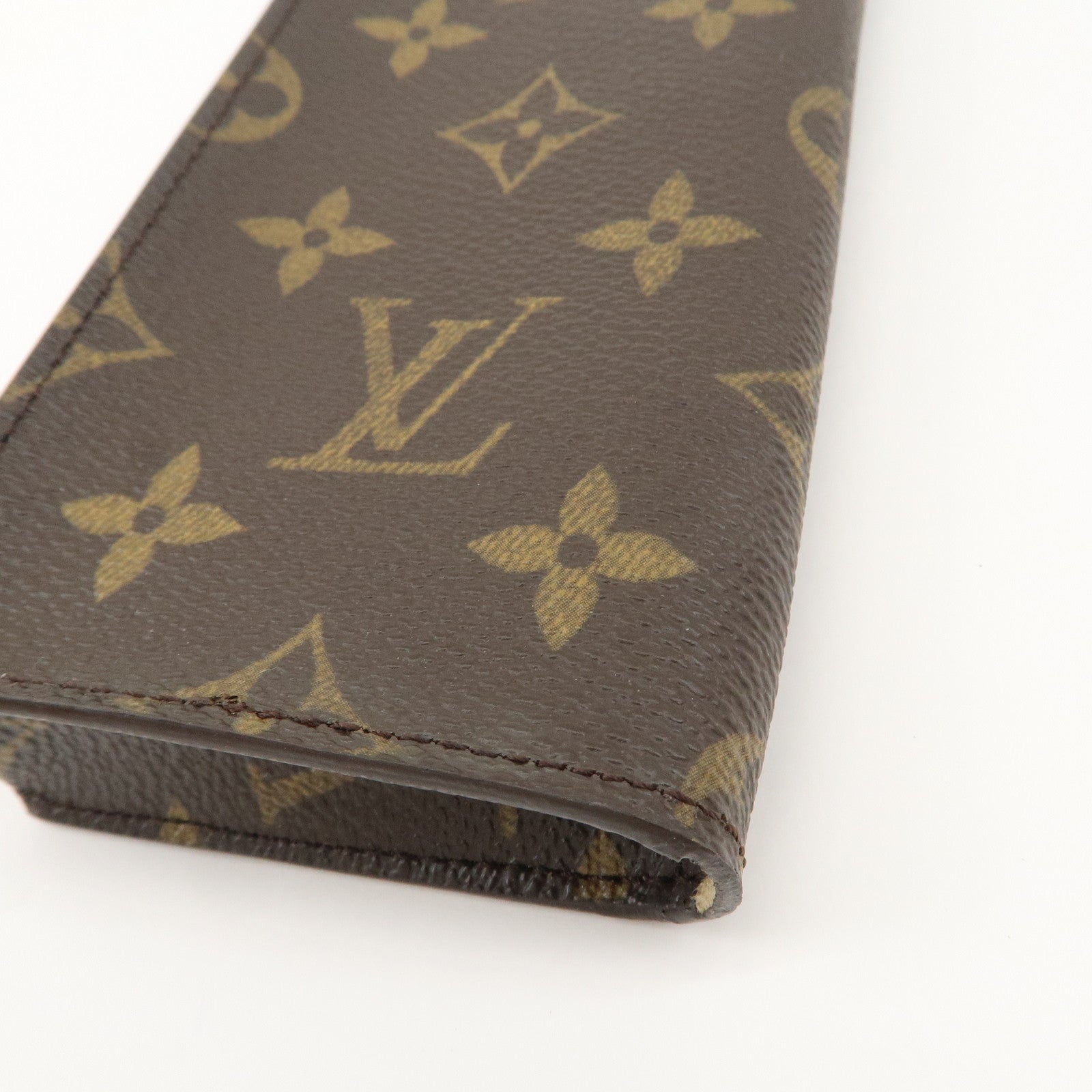 Louis Vuitton Set of 2 Monogram Canvas Glass Case M62970 M62962 Used