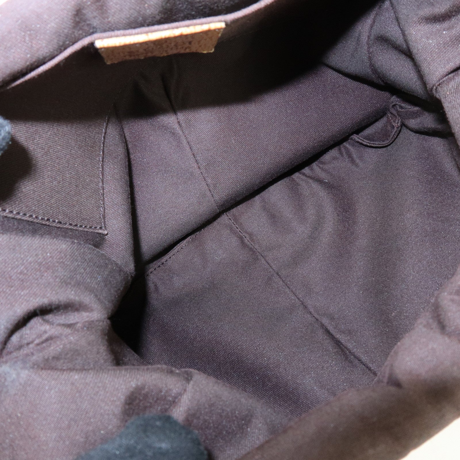 GUCCI GG Canvas Bamboo Leather Hand Bag Tote Bag Beige 124297