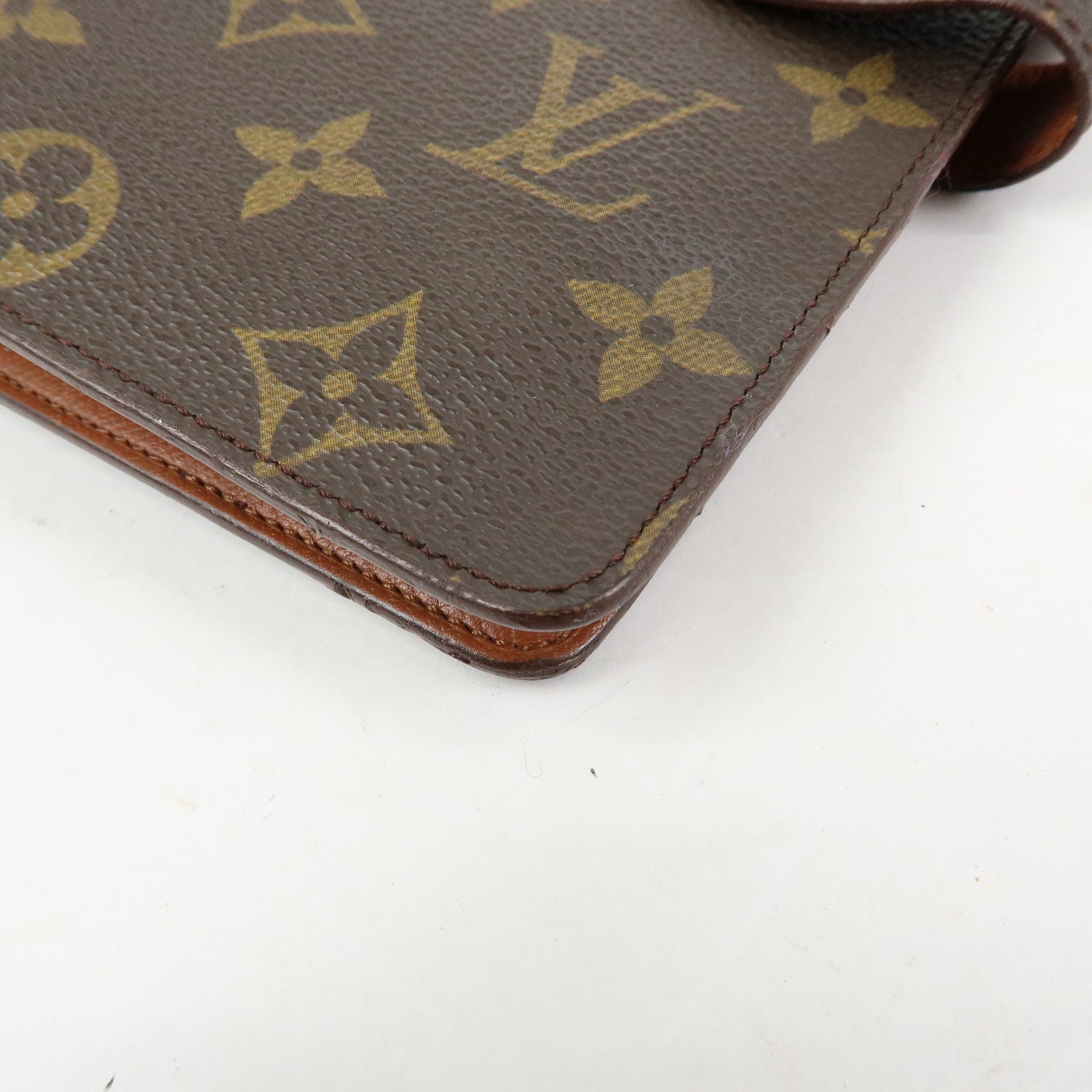 Louis Vuitton Monogram Agenda MM Planner Cover Brown R20105