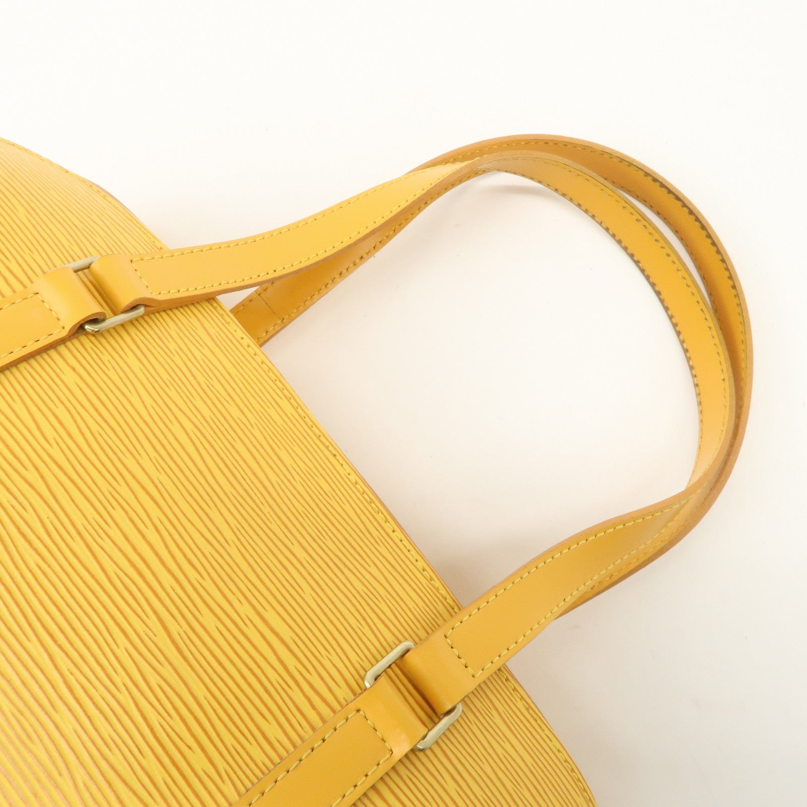 Louis Vuitton Soufflot Epi Leather Shoulder Bag Yellow M52229