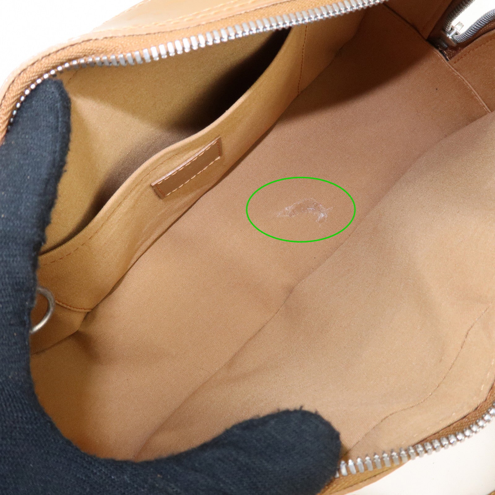 Louis Vuitton Monogram Matte Shelton Hand Bag Ambre M55177 Used