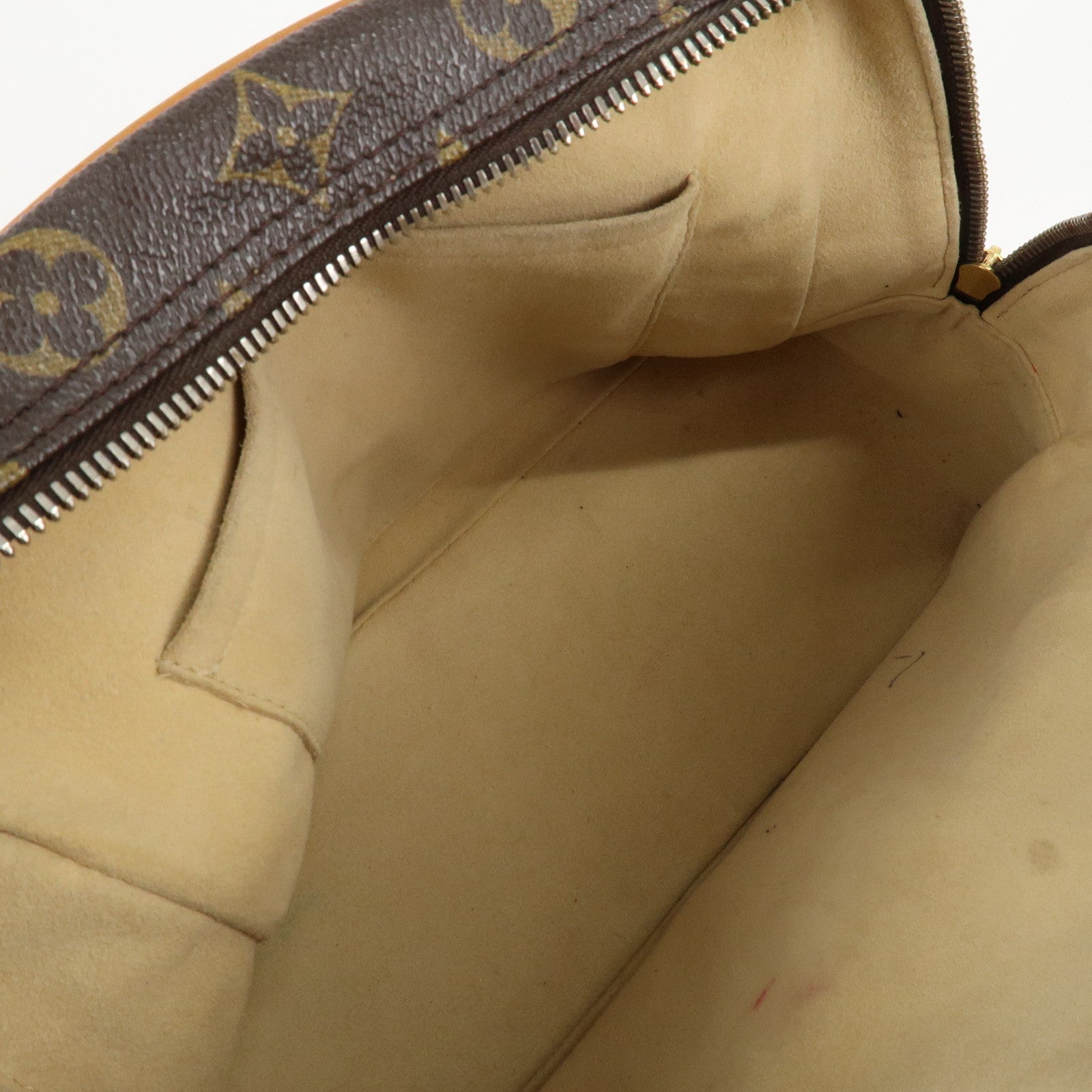 Louis Vuitton Monogram Manhattan PM Hand Bag Brown M40026 Used