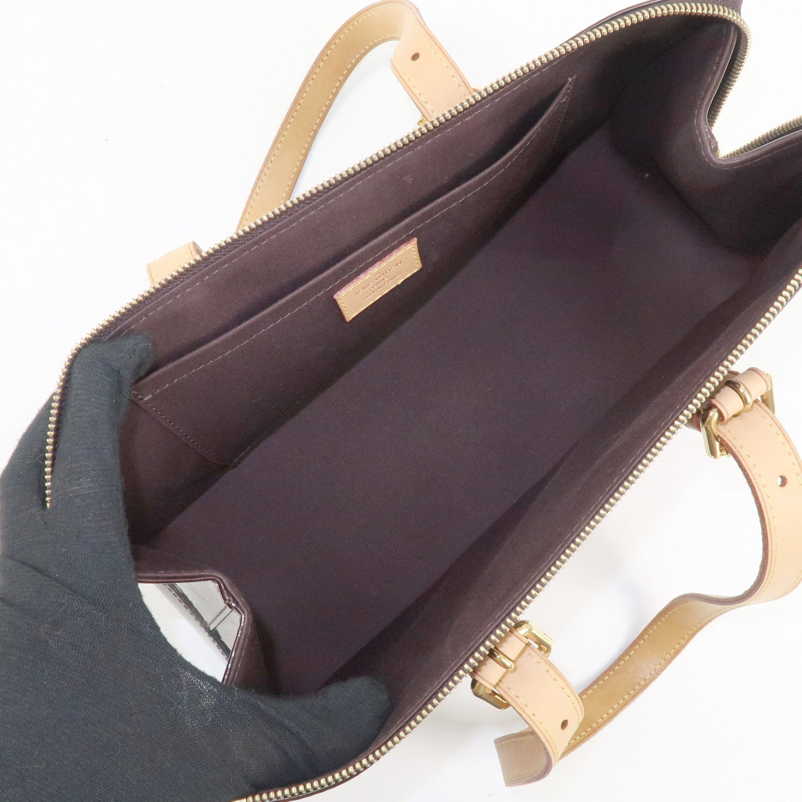 Louis Vuitton Monogram Vernis Rosewood Avenue Hand Bag M93510 Used