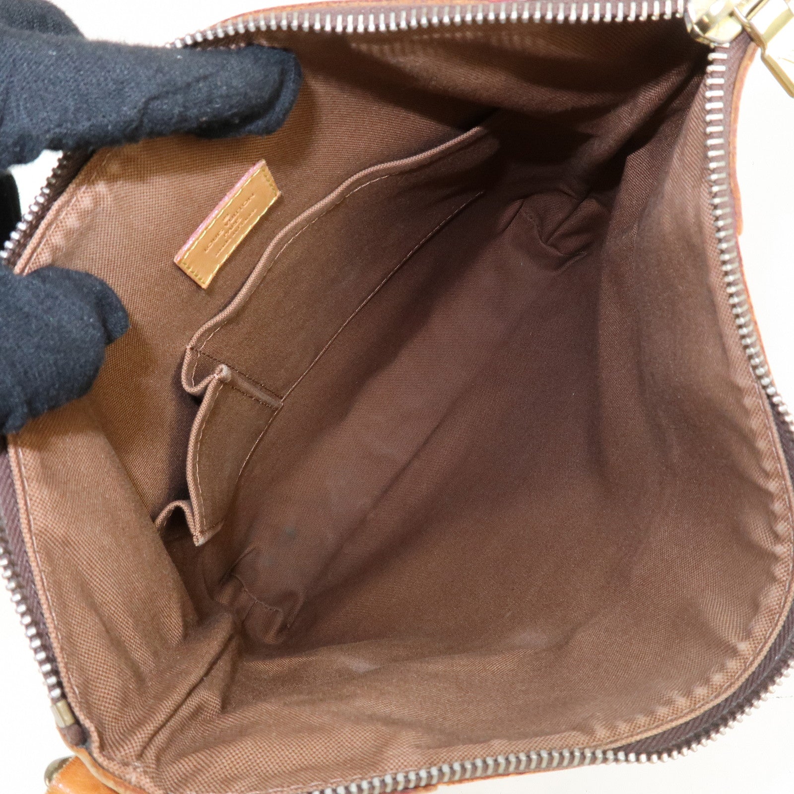 Louis Vuitton Monogram Odeon MM Shoulder Bag Brown M56389 Used