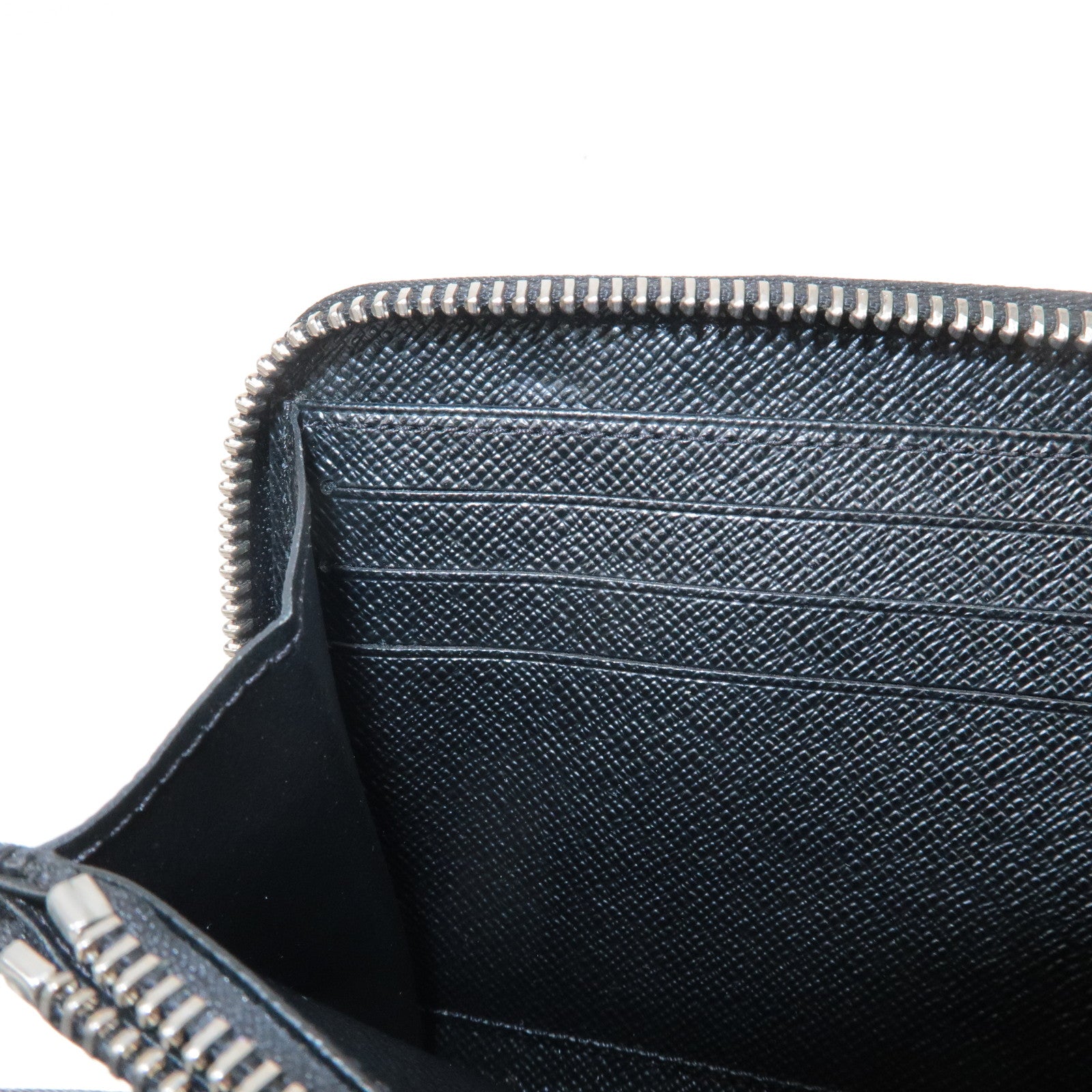Louis Vuitton Epi Zippy Wallet Zip Around Wallet Noir M61857 Used