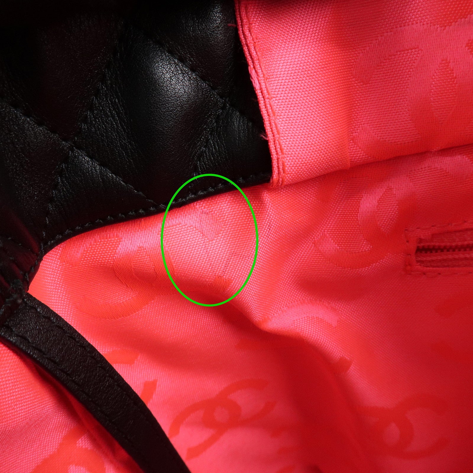 CHANEL Cambon Line Lambskin COCO Mark Large Tote Bag A25169 Used