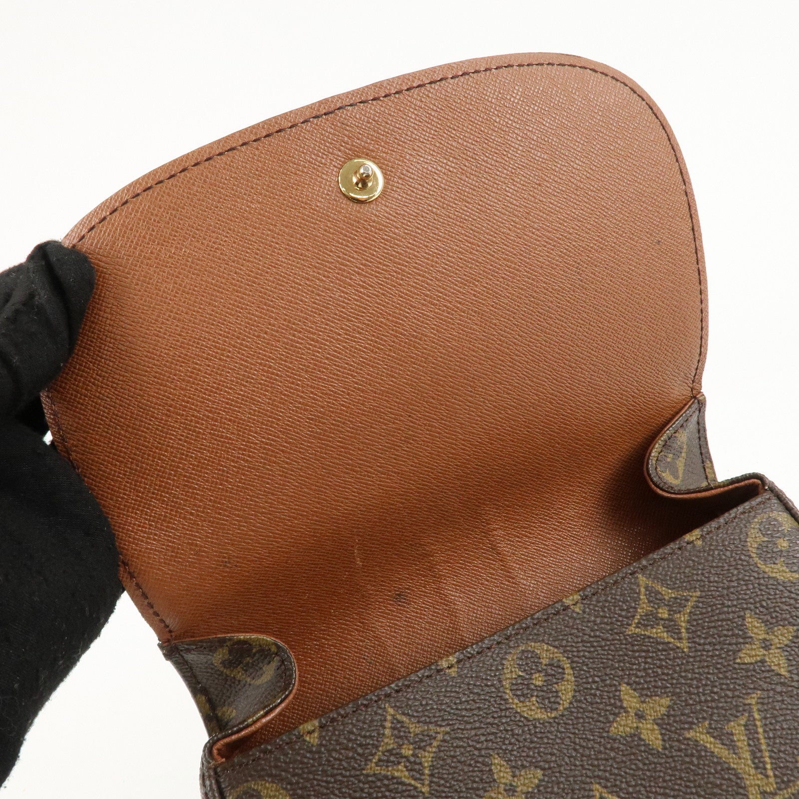 Louis Vuitton Monogram Mini Saint Cloud Shoulder Bag M51244 Used