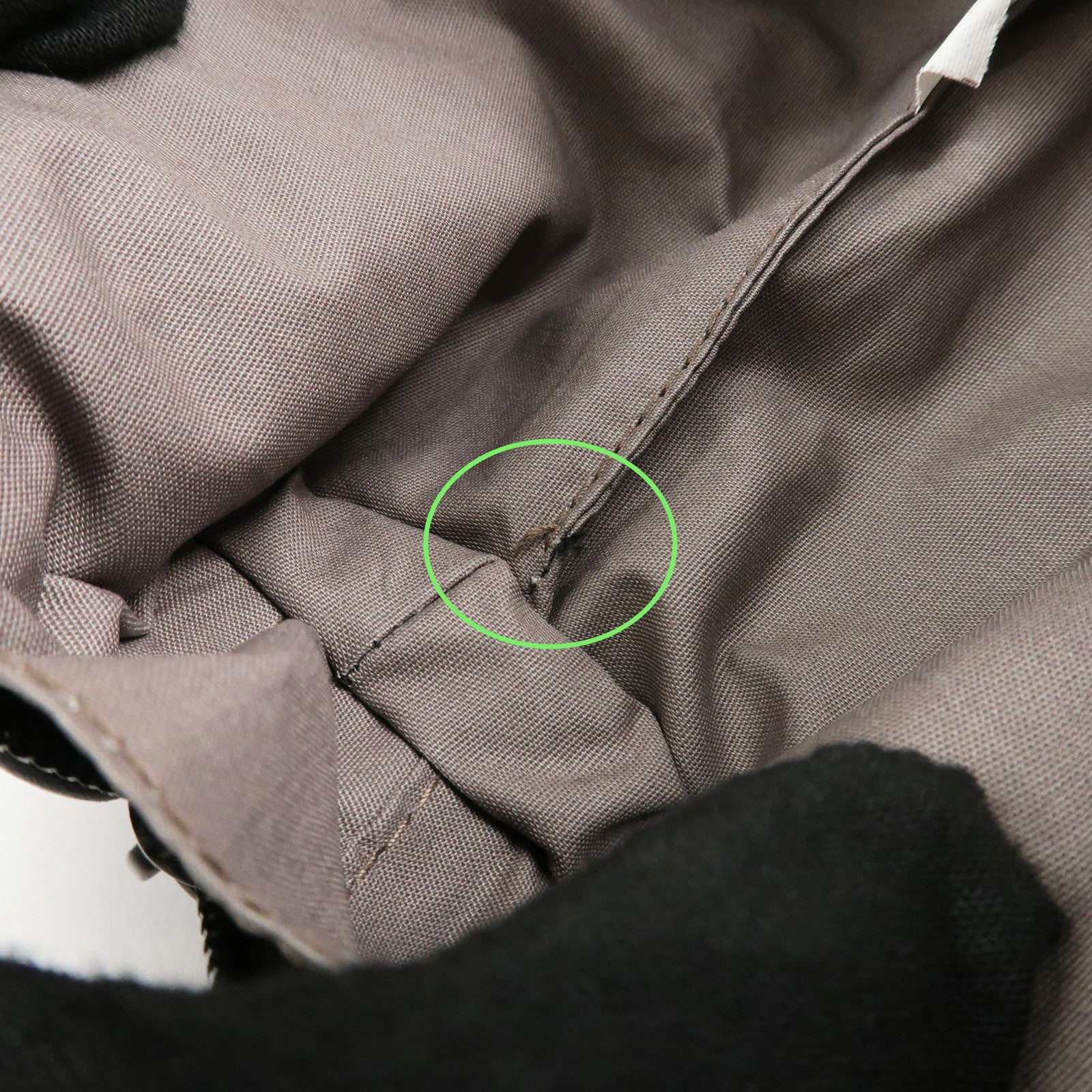 BOTTEGA VENETA Intrecciato Leather Pouch Cosmetic Pouch Black Used