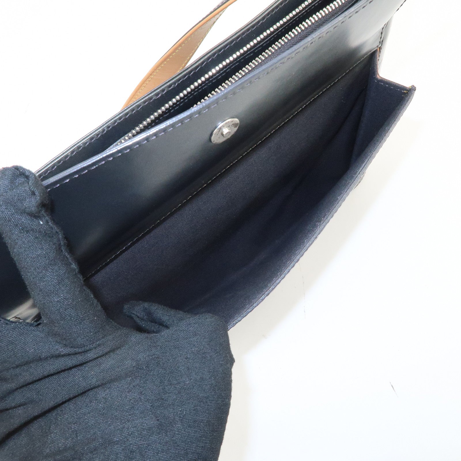 Louis Vuitton Monogram Matte Alston Shoulder Bag Noir M55122 Used